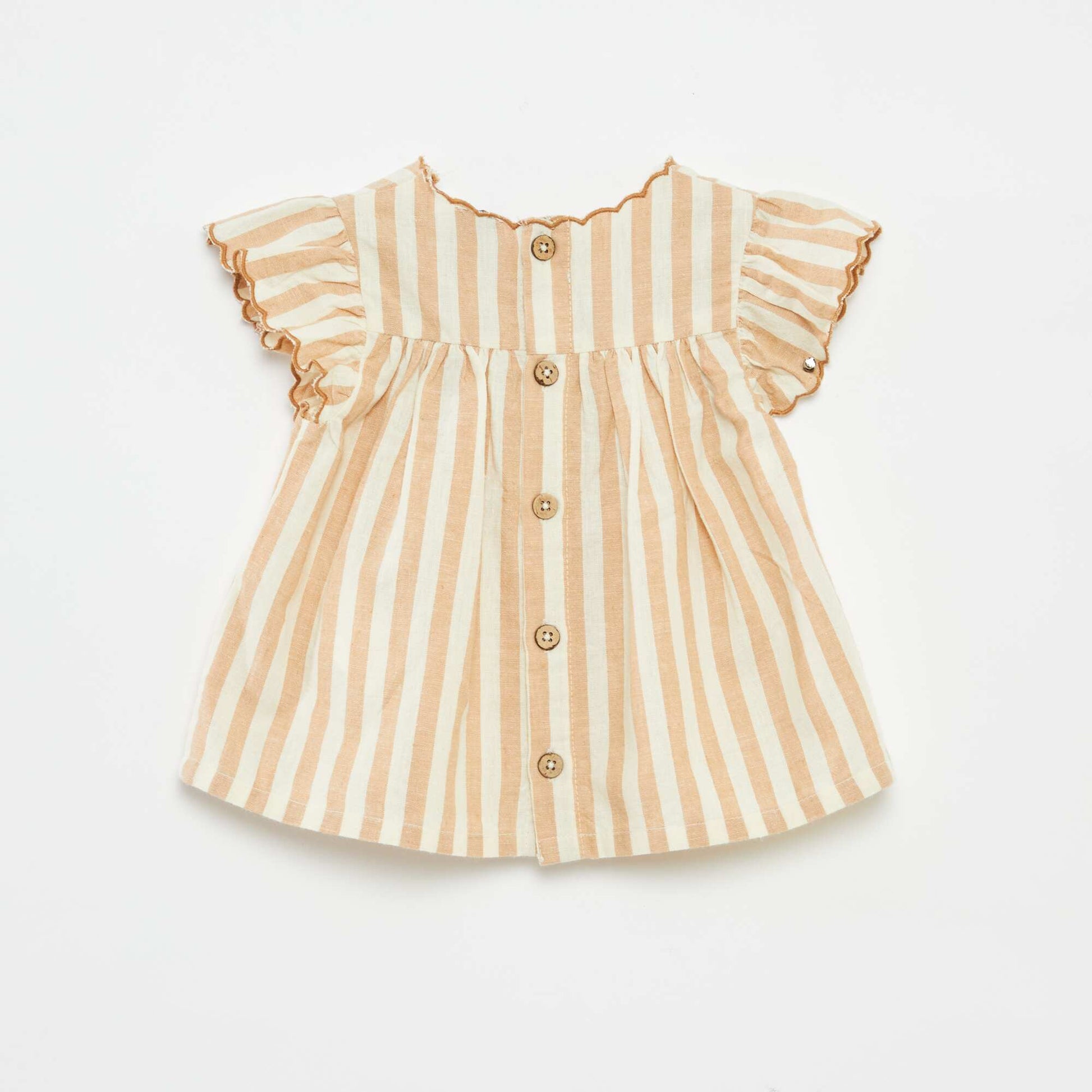 Blouse légère avec broderie BEIGE