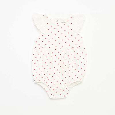 Body sans manches avec volants aux emmanchures BLANC