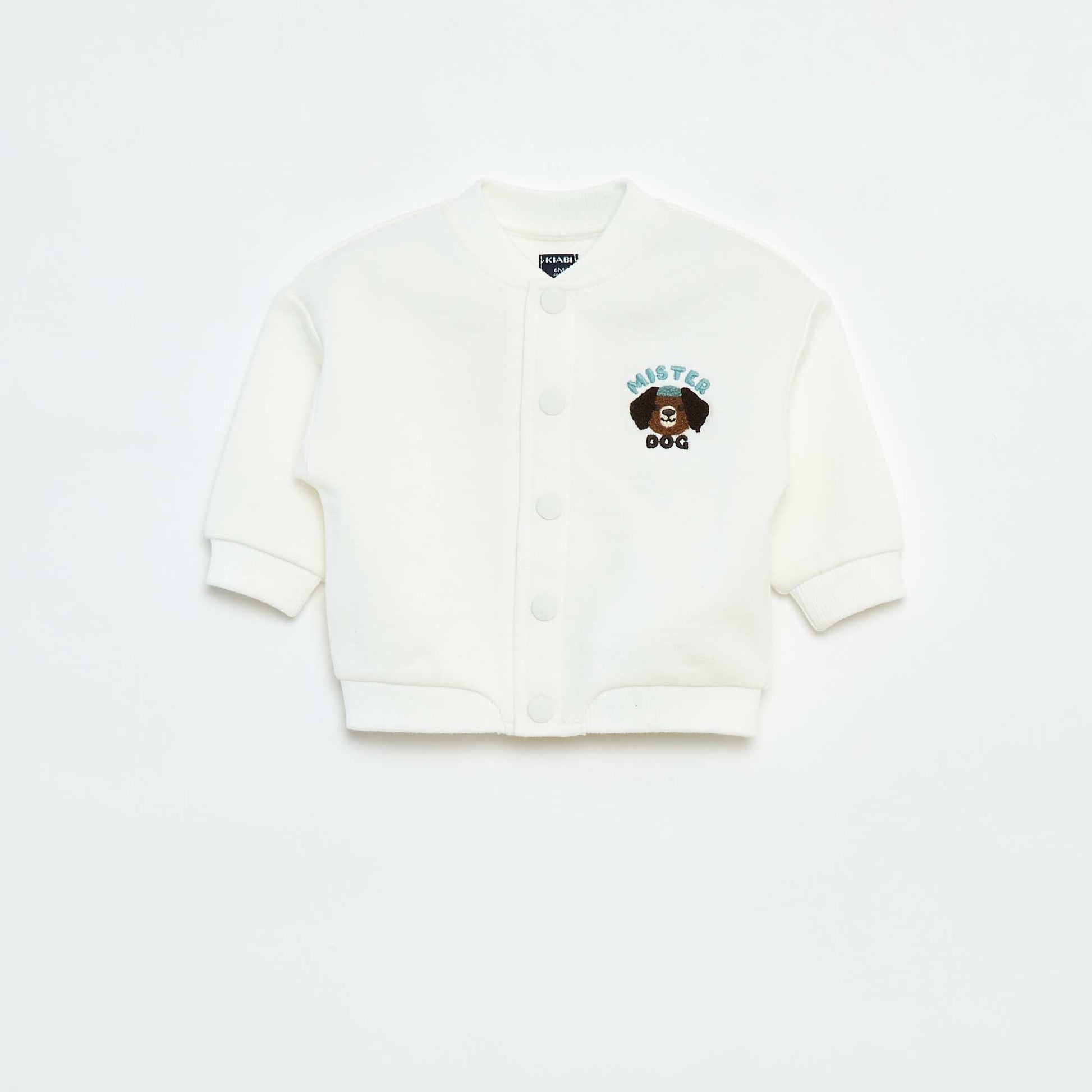 Gilet style campus BLANC