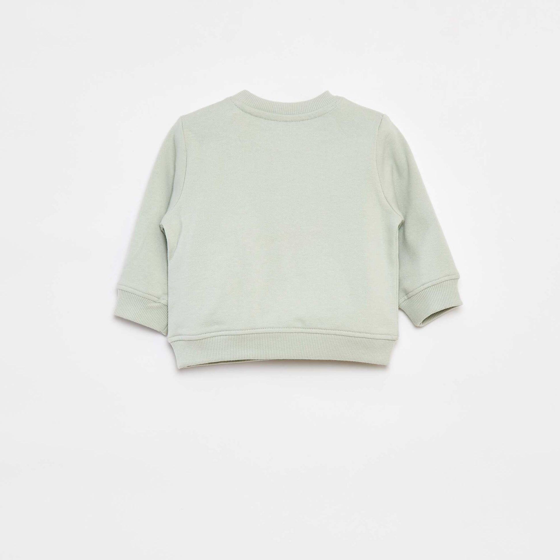 Sweat à manches longues avec print VERT