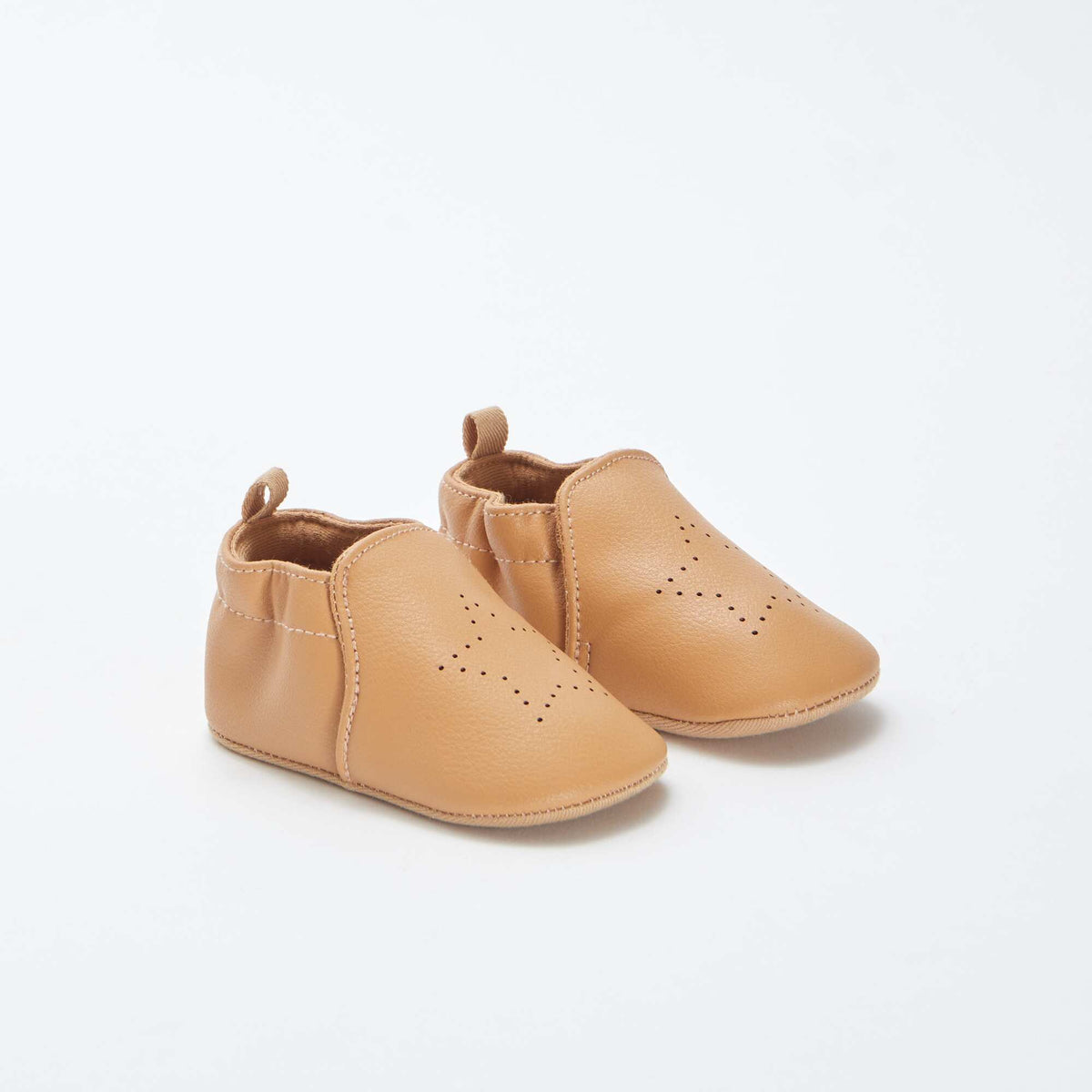 Chaussons irisés avec étoile MARRON