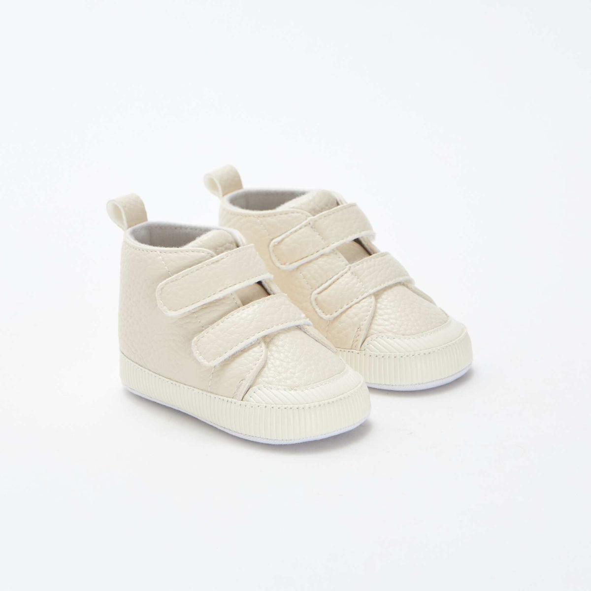 Baskets à scratchs BEIGE