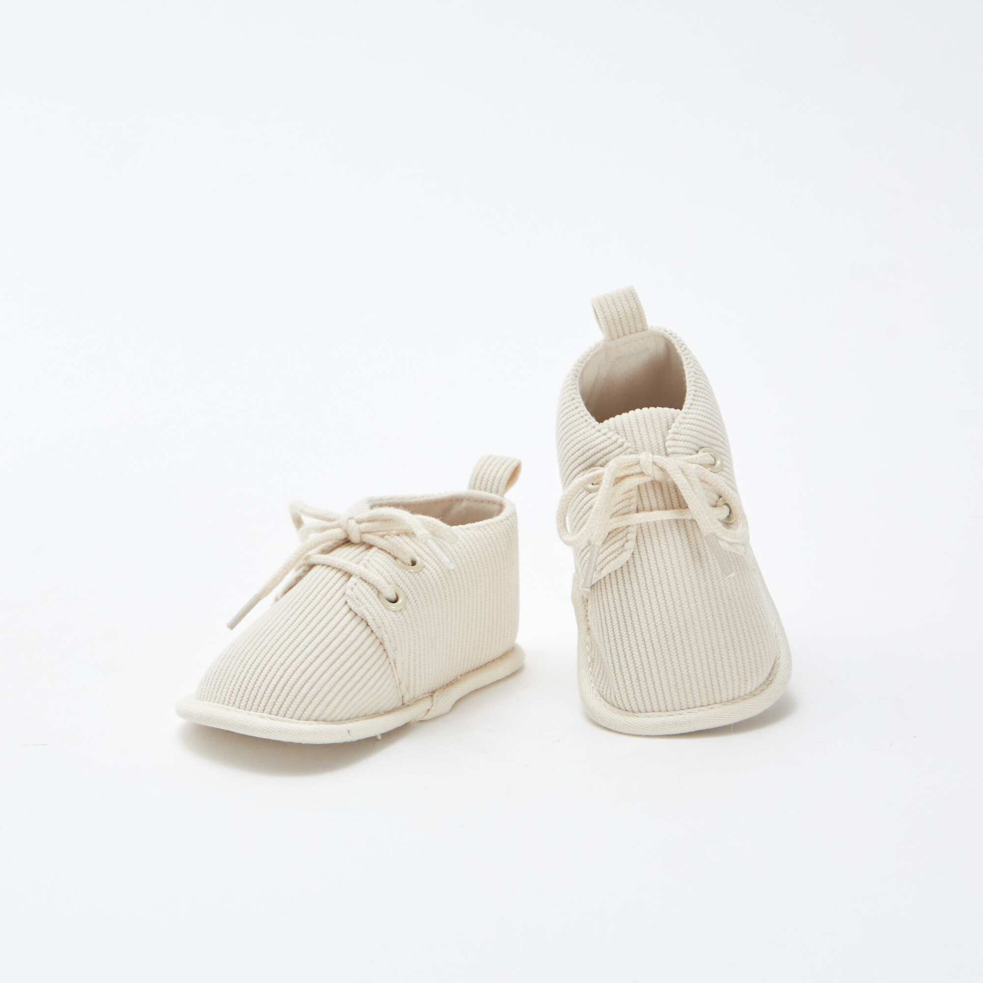 Chaussons à lacets BEIGE