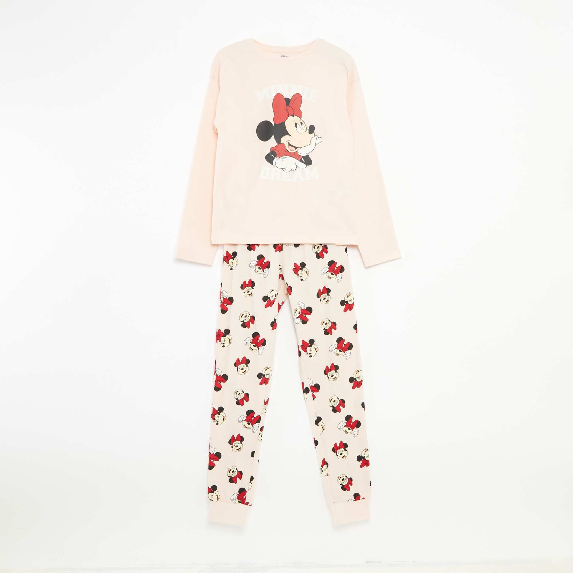 Ensemble de pyjama long 'Disney' t-shirt + pantalon - 2 pièces ROSE