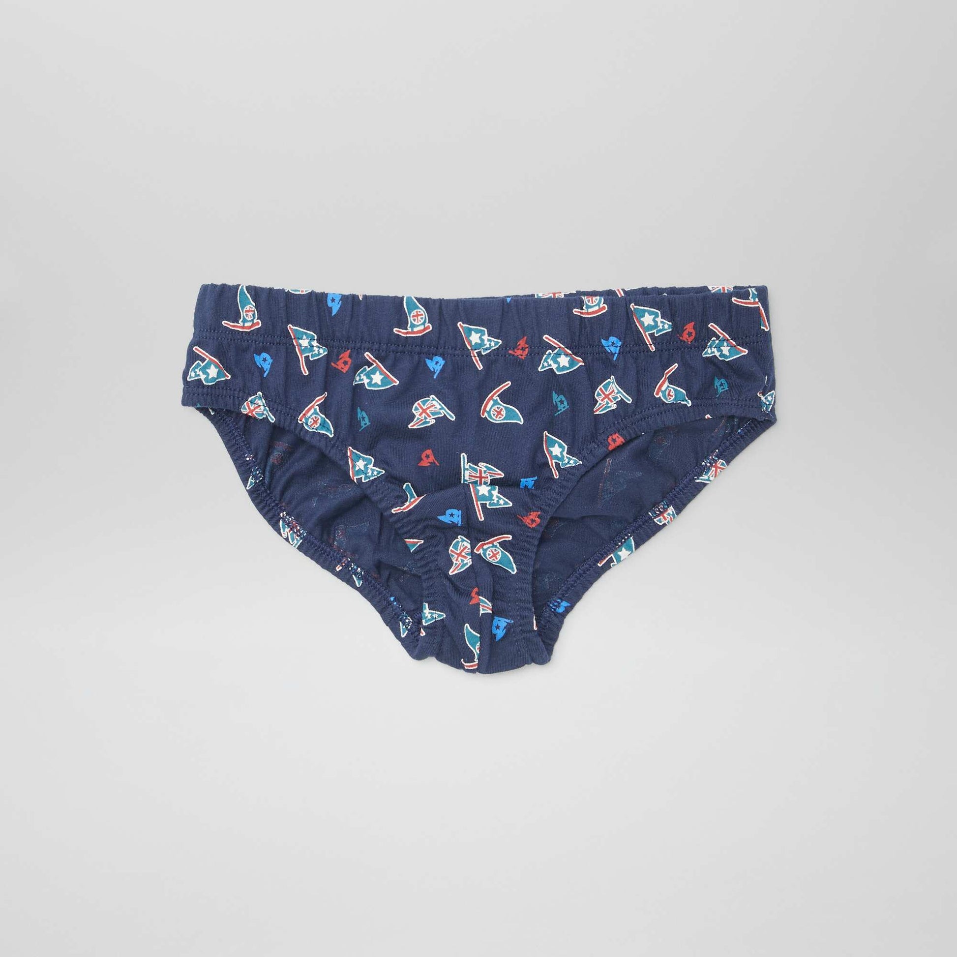 Lot de 7 slips à imprimés BLEU
