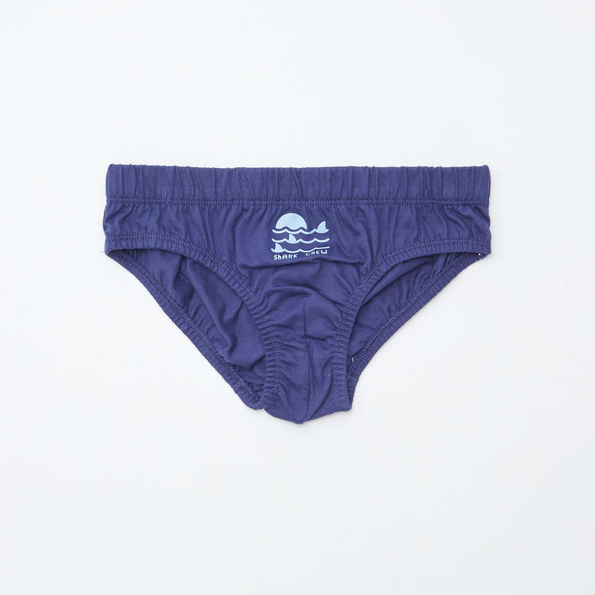 Lot de 7 slips à imprimés BLEU