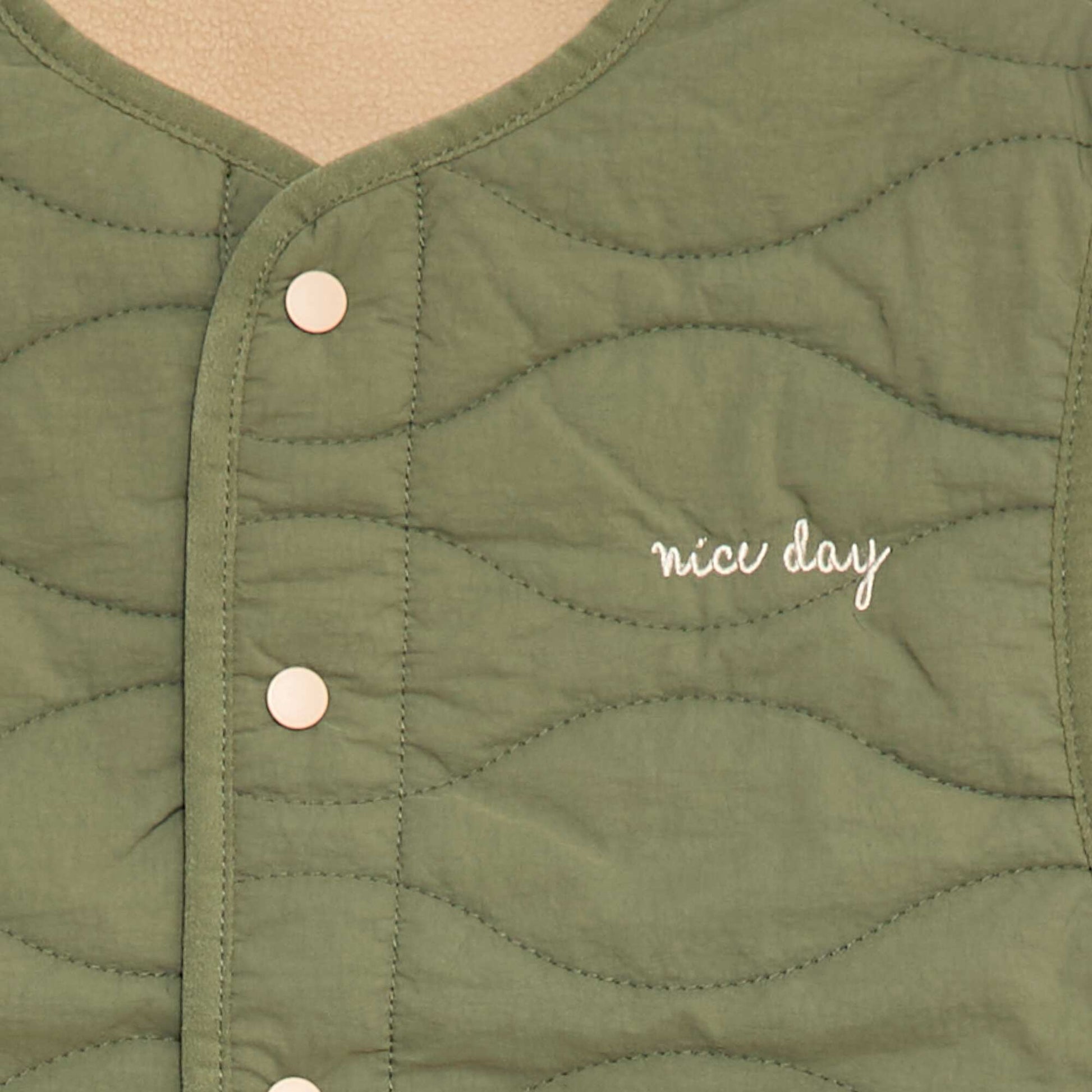 Veste sans manches réversible KAKI