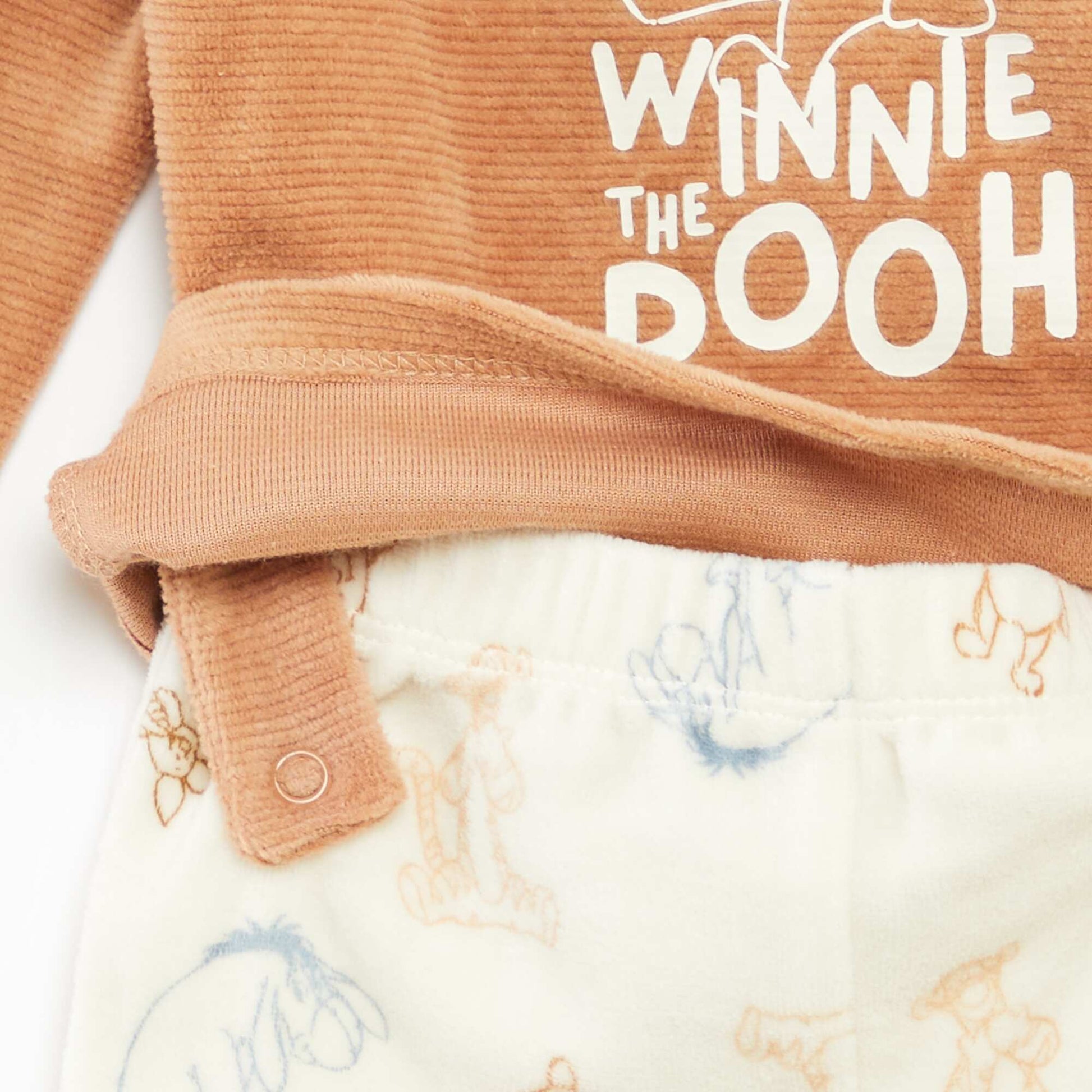 Ensemble pyjama en velours 'Disney' haut + pantalon - 2 pièces MARRON