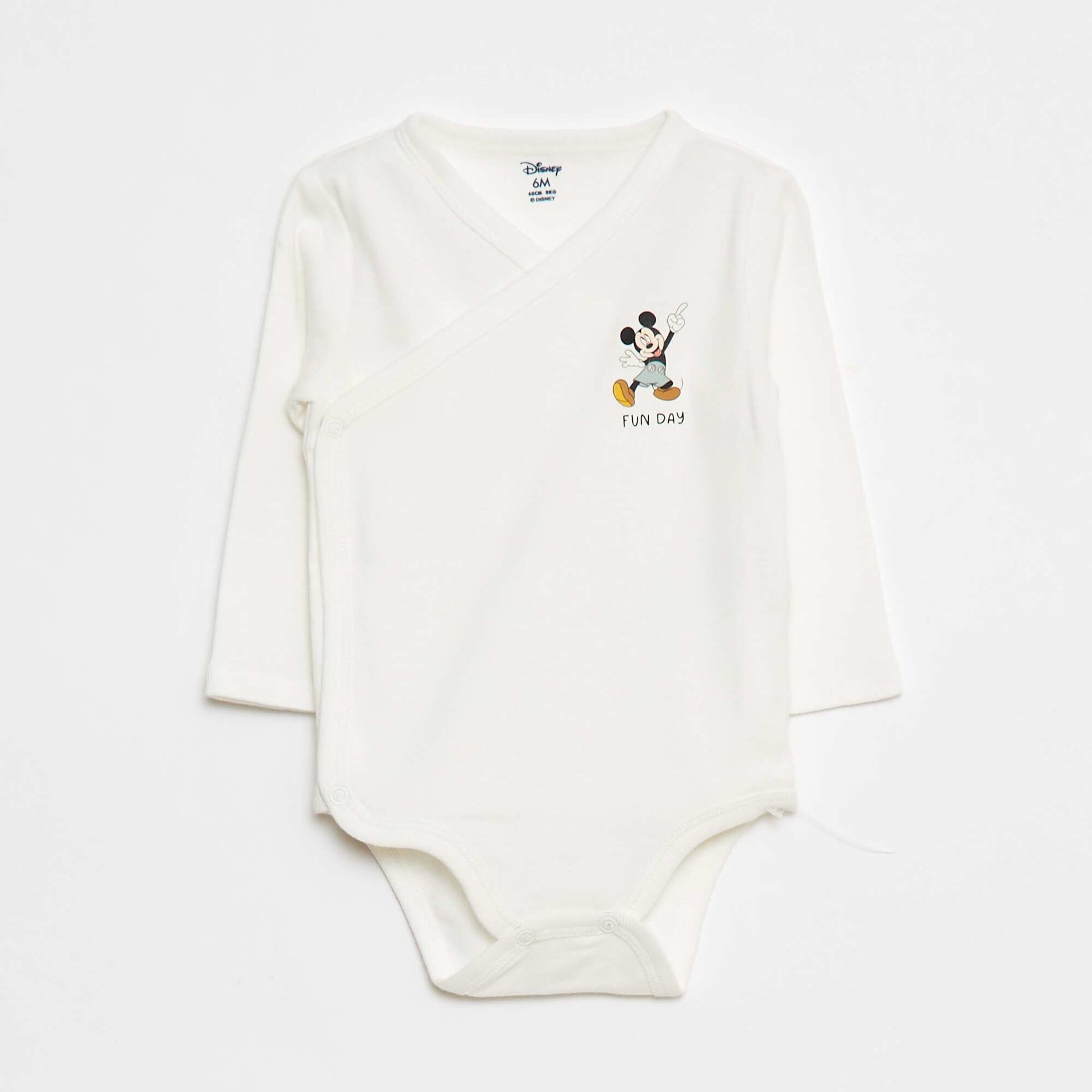 Lot de 2 bodies 'Disney' 'Mickey' VERT
