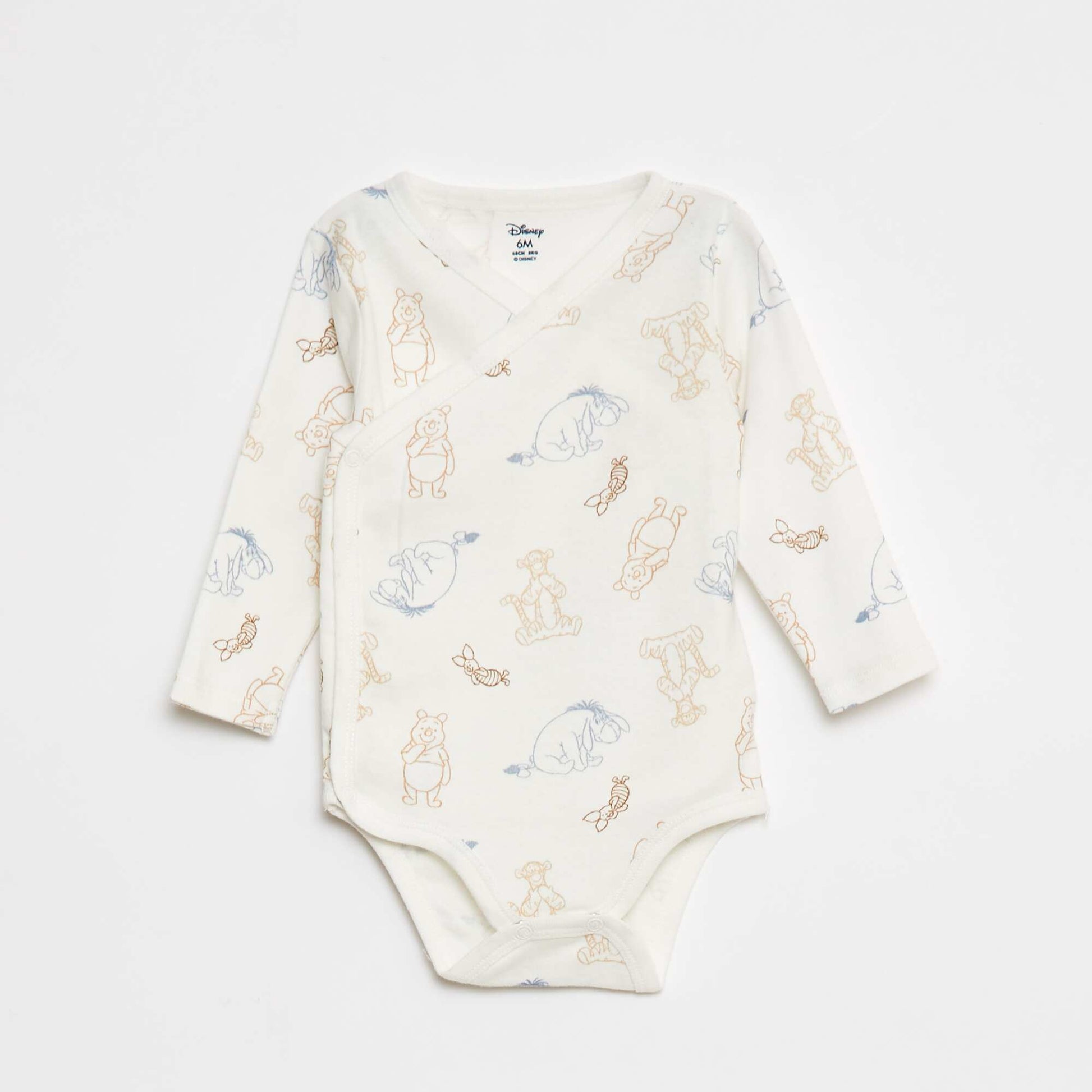 Lot de 2 bodies 'Disney' 'Winnie' MARRON