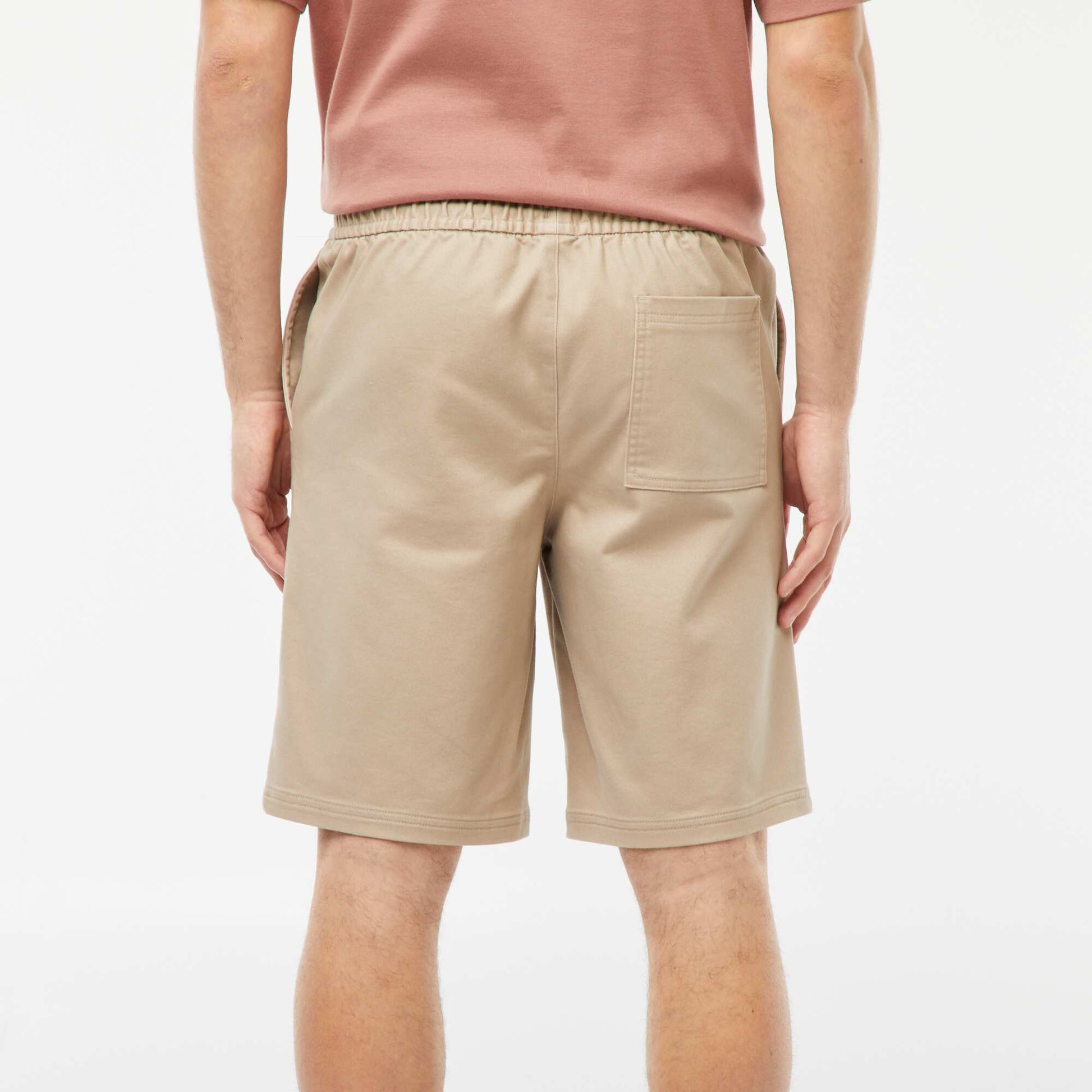 Bermuda chic à coupe droite BEIGE