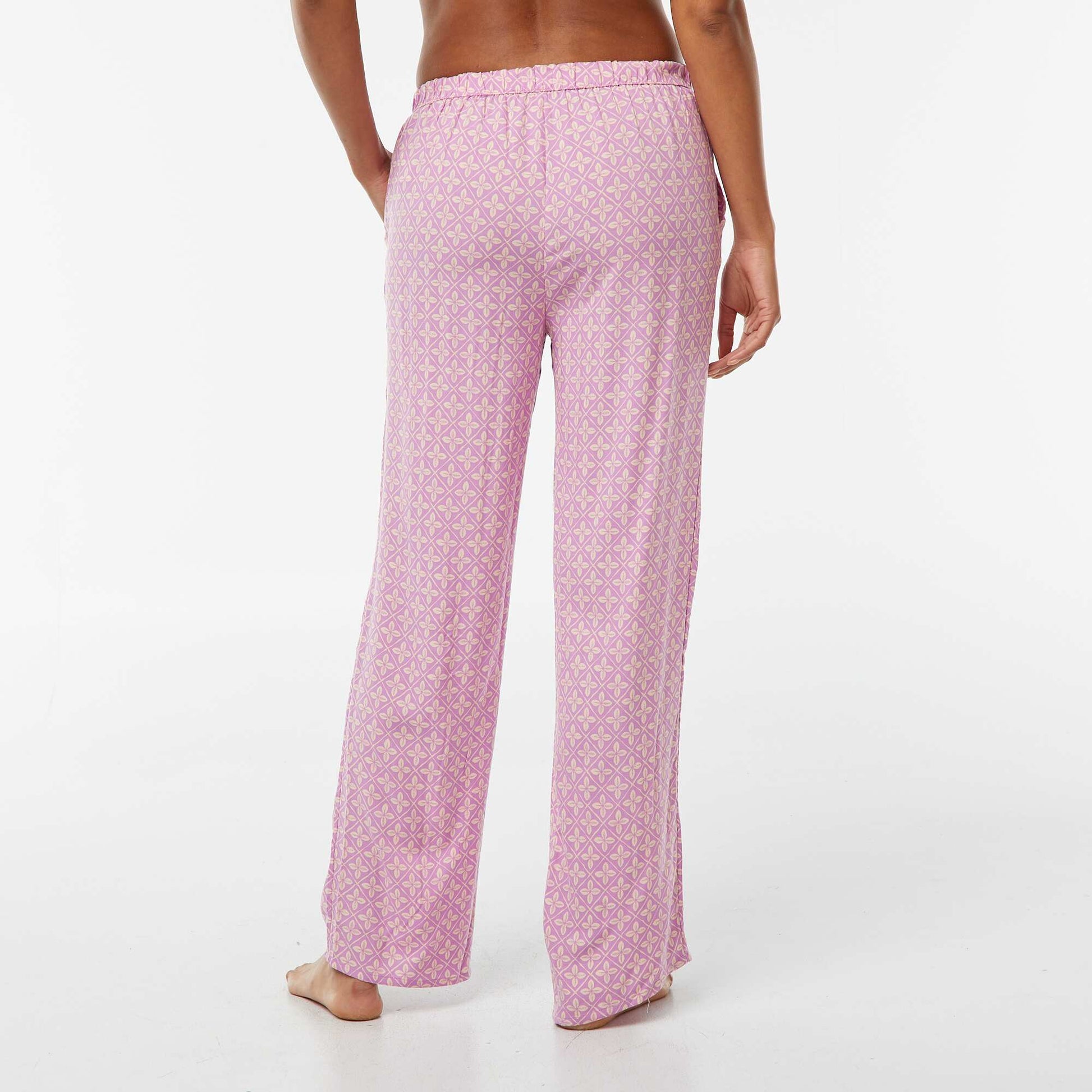 Pantalon de pyjama large VIOLET