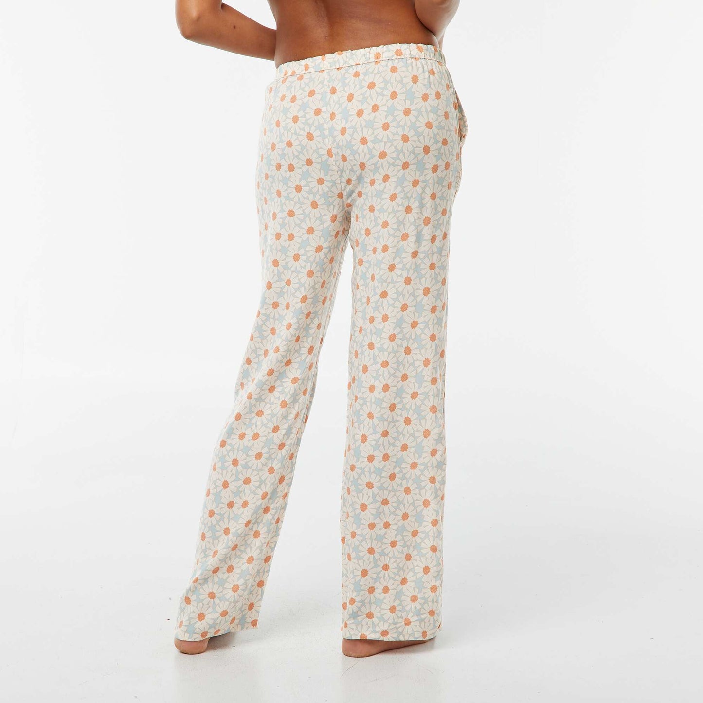 Pantalon de pyjama large BLEU
