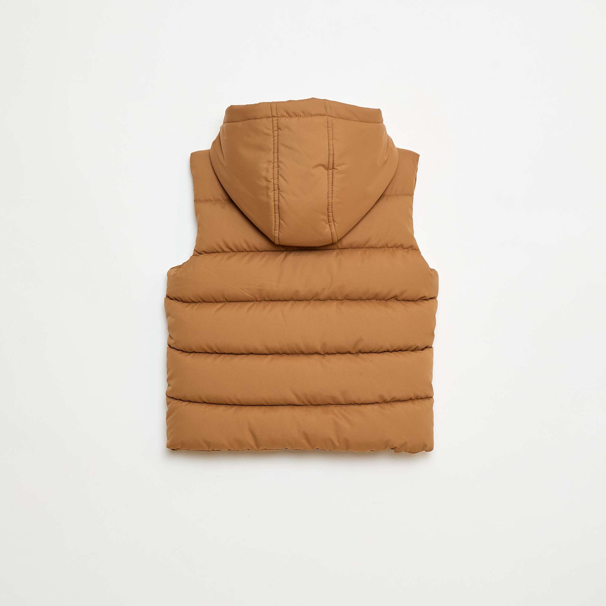 Doudoune déperlante avec poche à rabat et capuche BEIGE