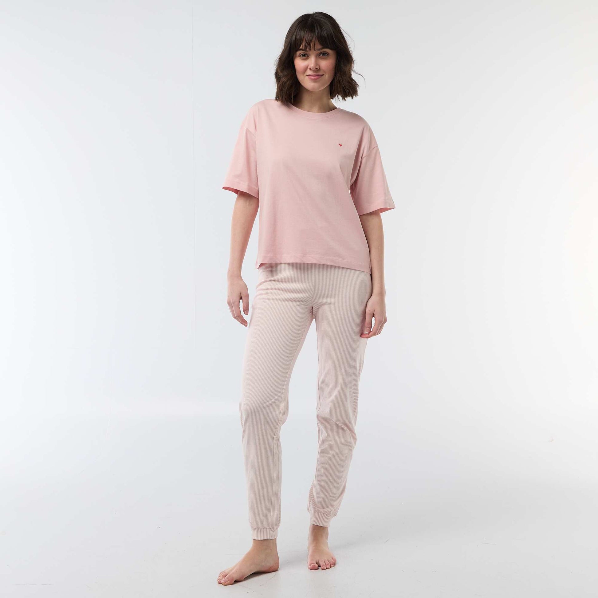 Ensemble pyjama long - 2 pièces ROSE