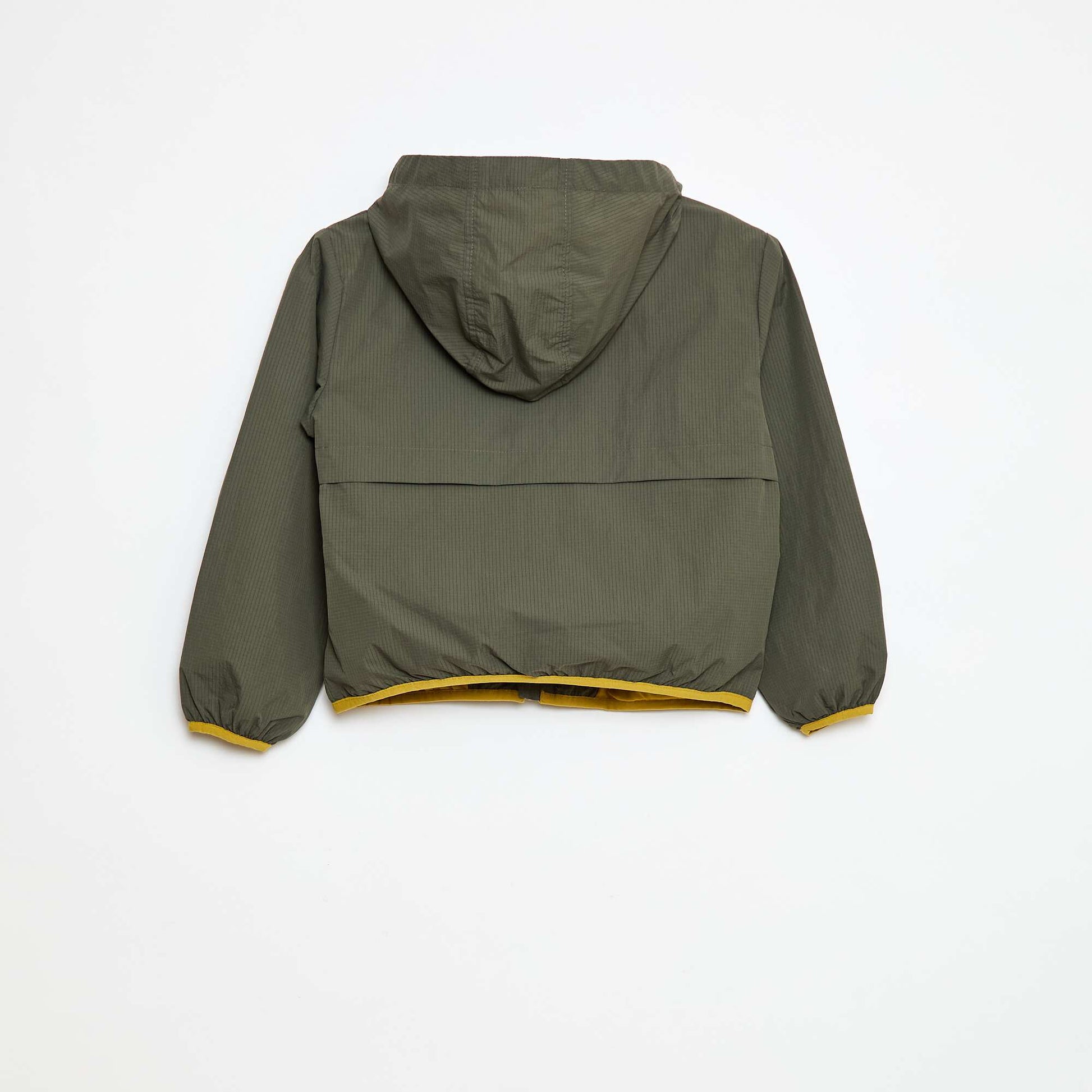 Coupe-vent déperlant à capuche VERT