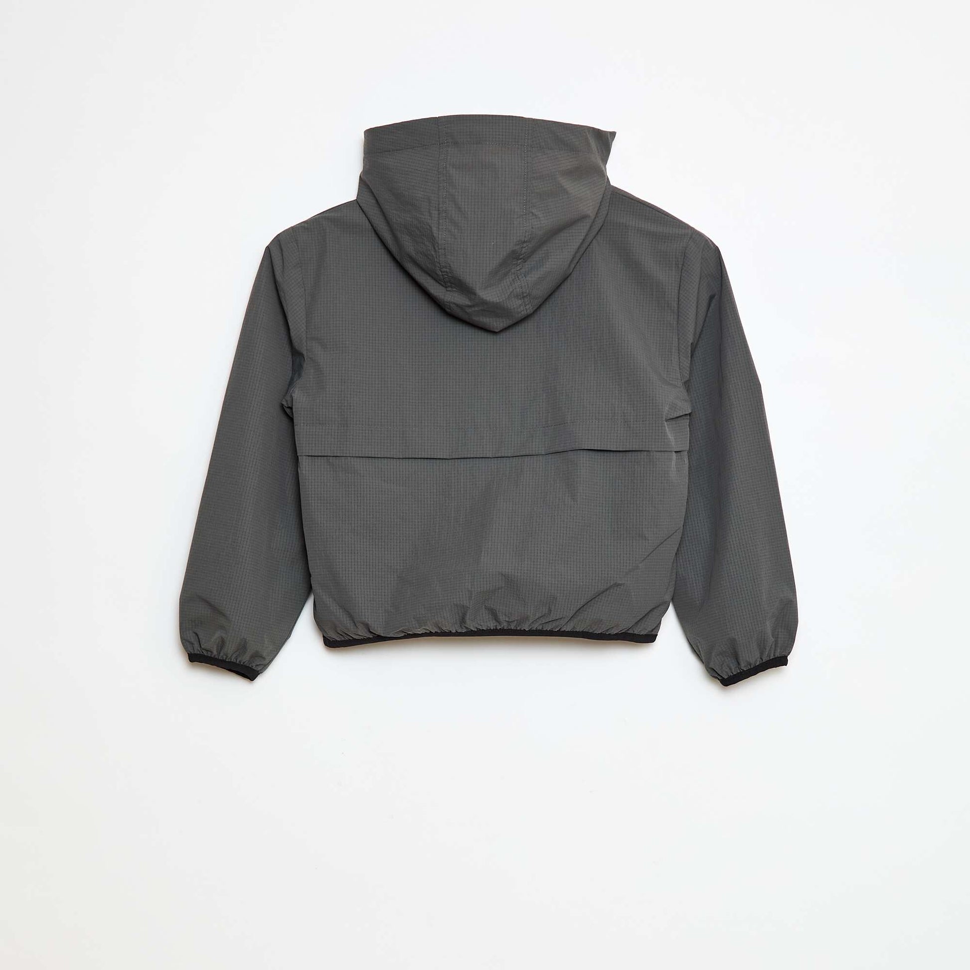 Coupe-vent déperlant à capuche GRIS