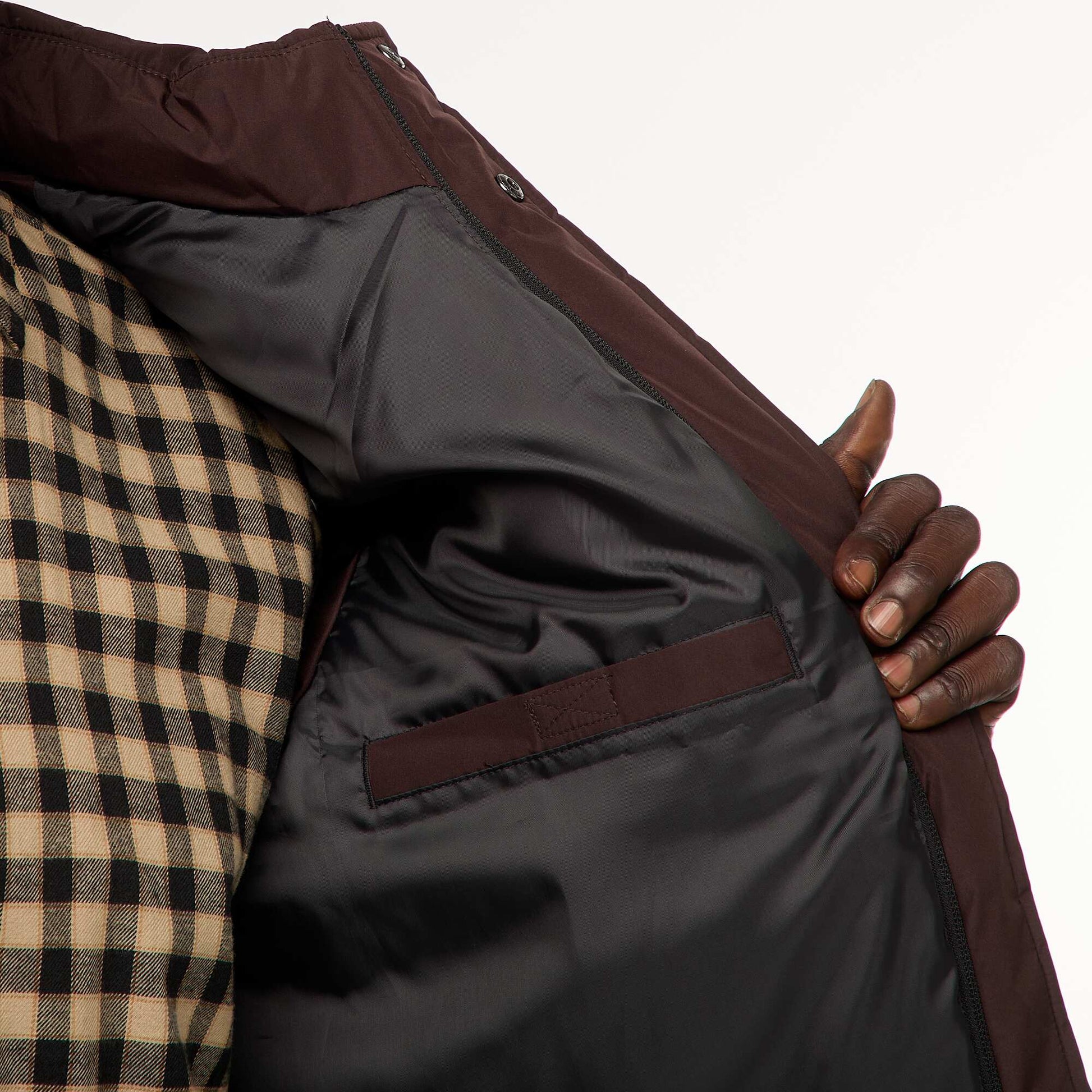 Doudoune sans manches chaude MARRON