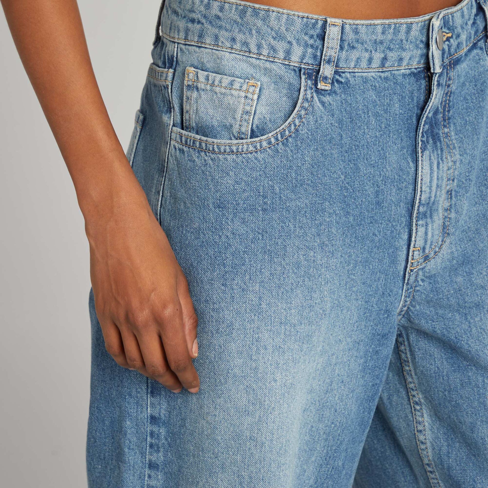 Jean large Bleu