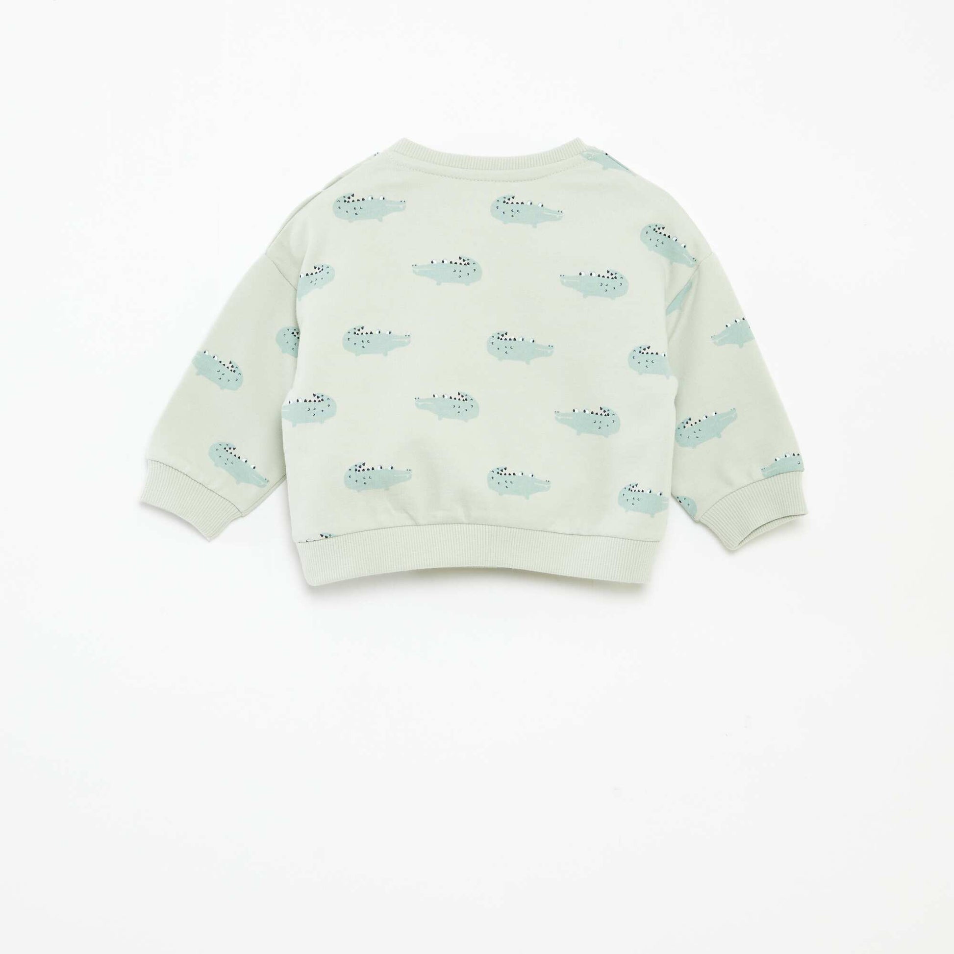 Sweat en molleton non gratté BLEU