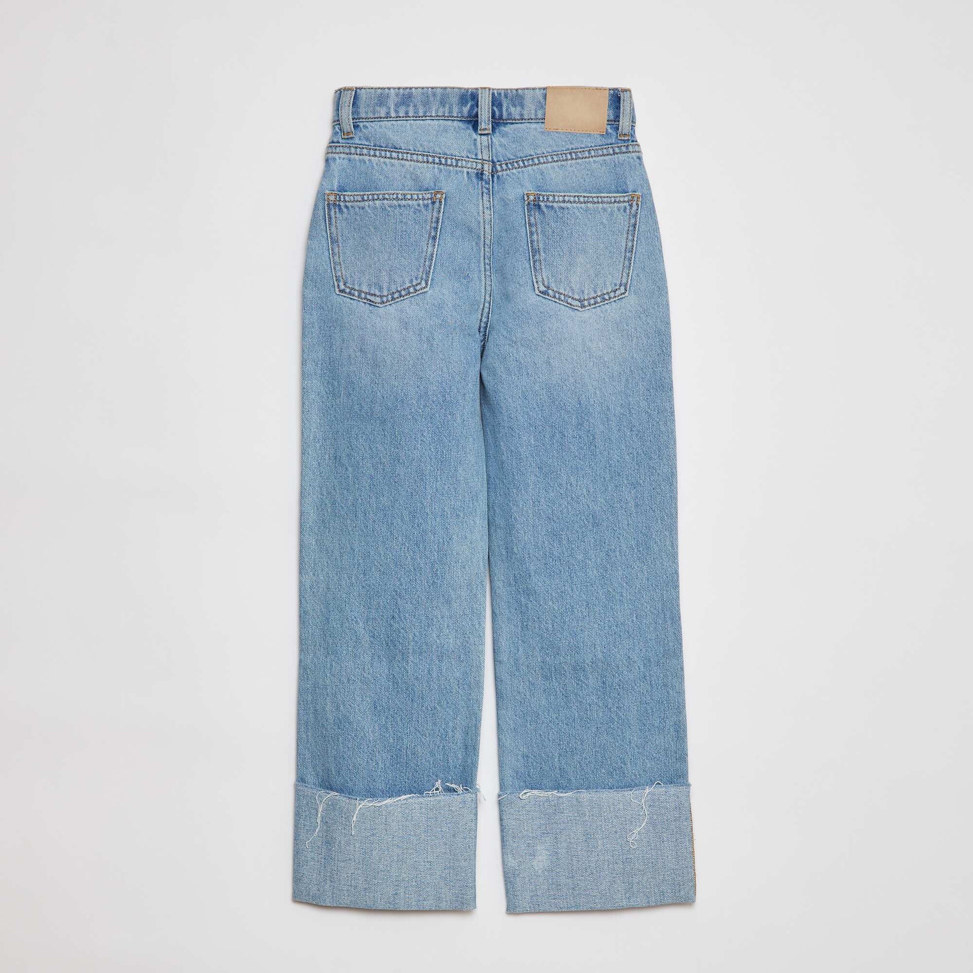 Pantalon en jean large BLEU