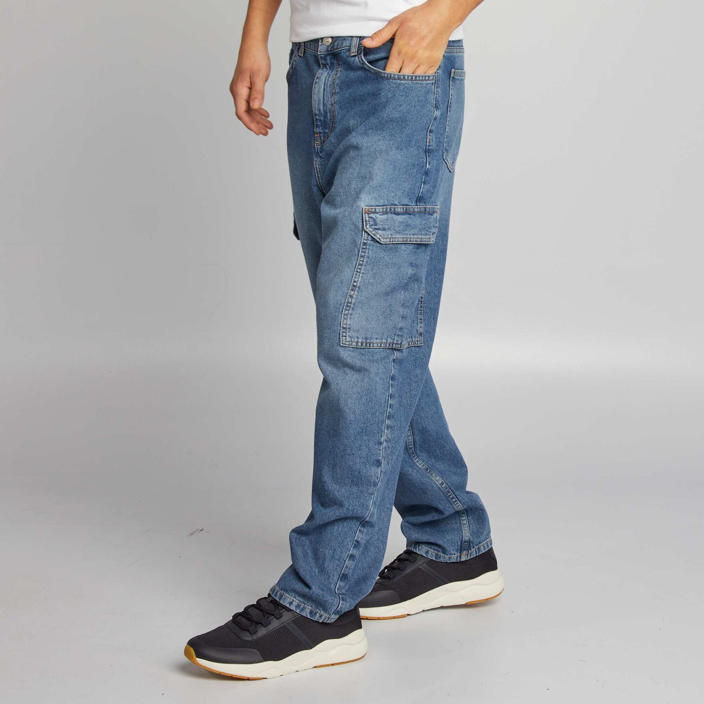 Jean multipoches BLEU