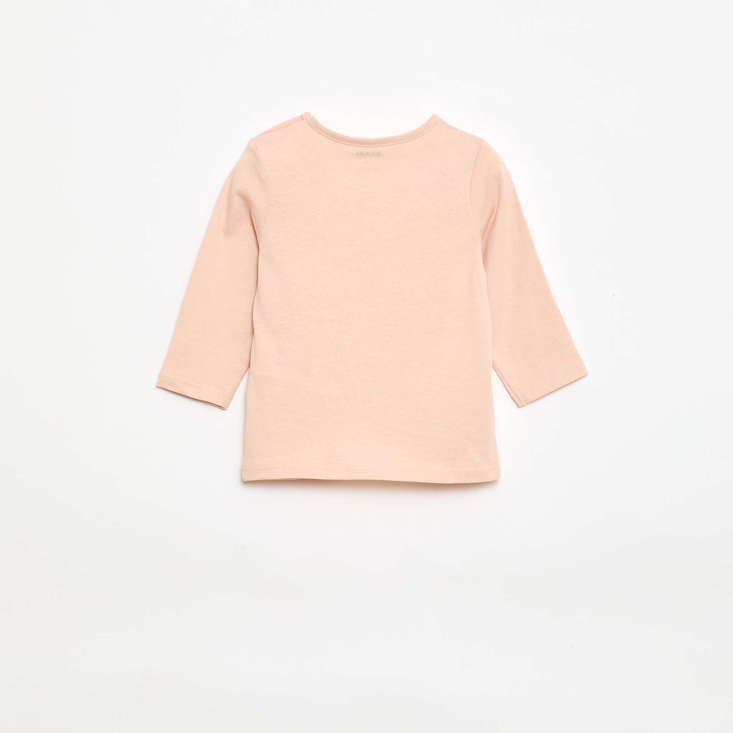 T-shirt manches longue impirmé ROSE