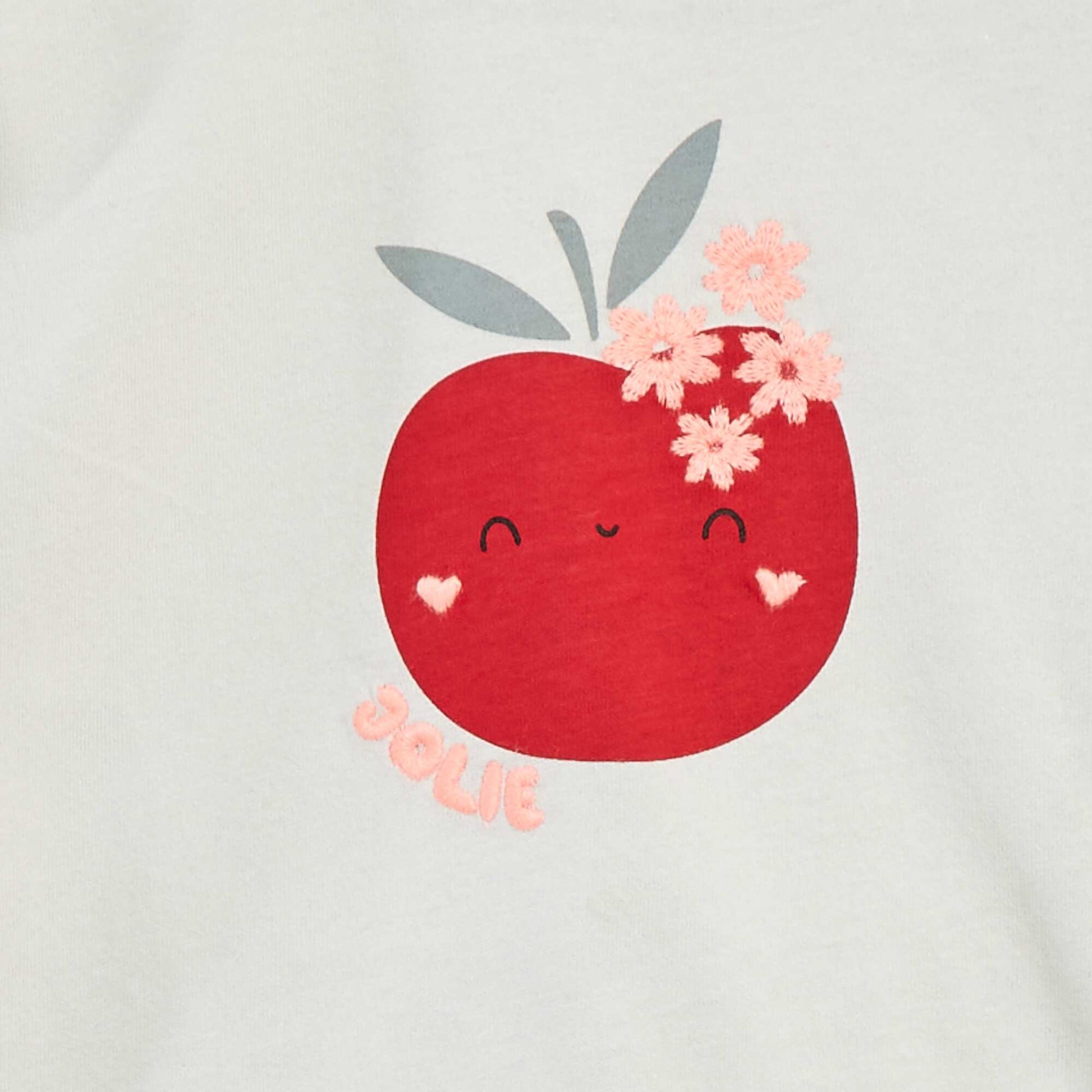 T-shirt manches longues avec animation devant VERT