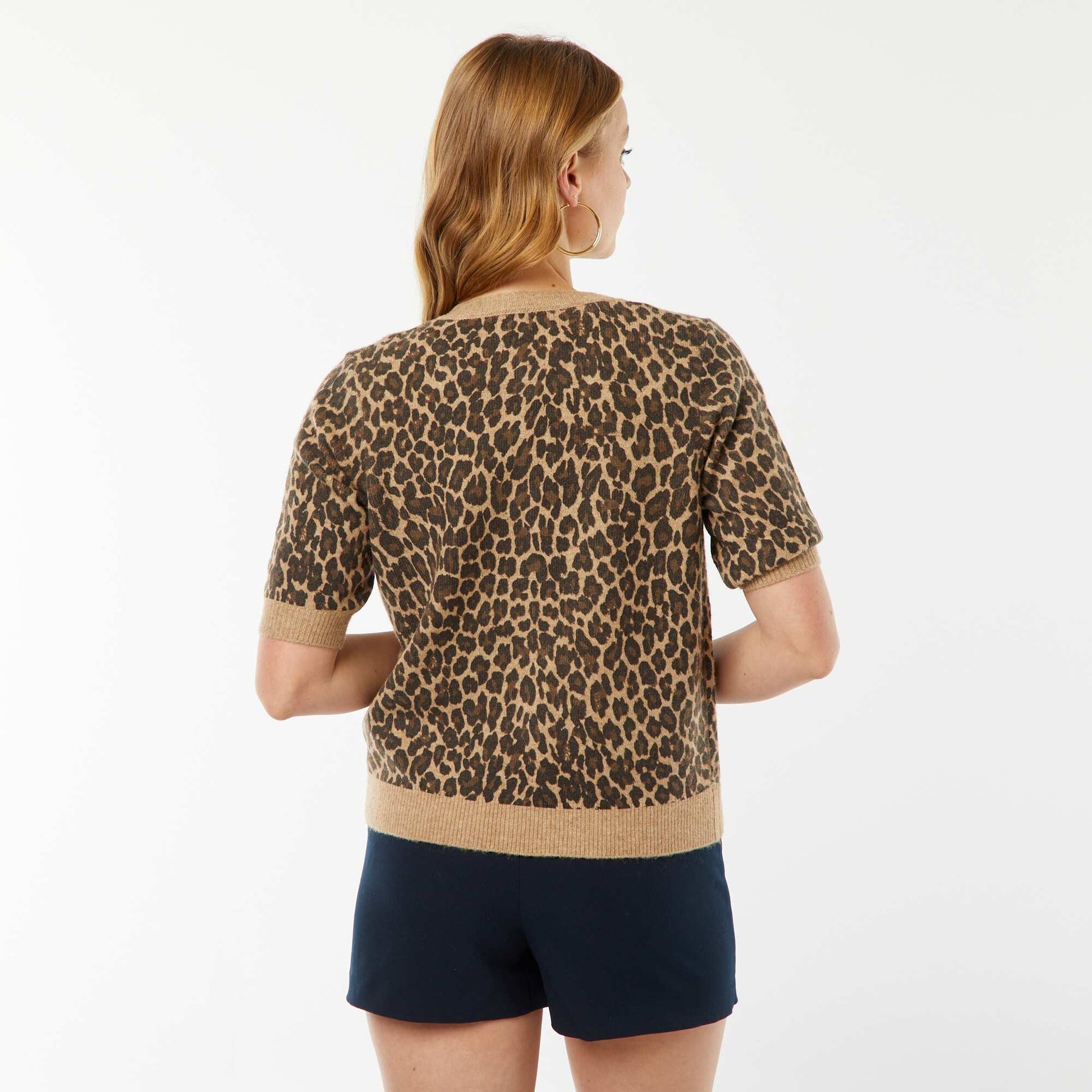 Gilet en laine mélangé BEIGE