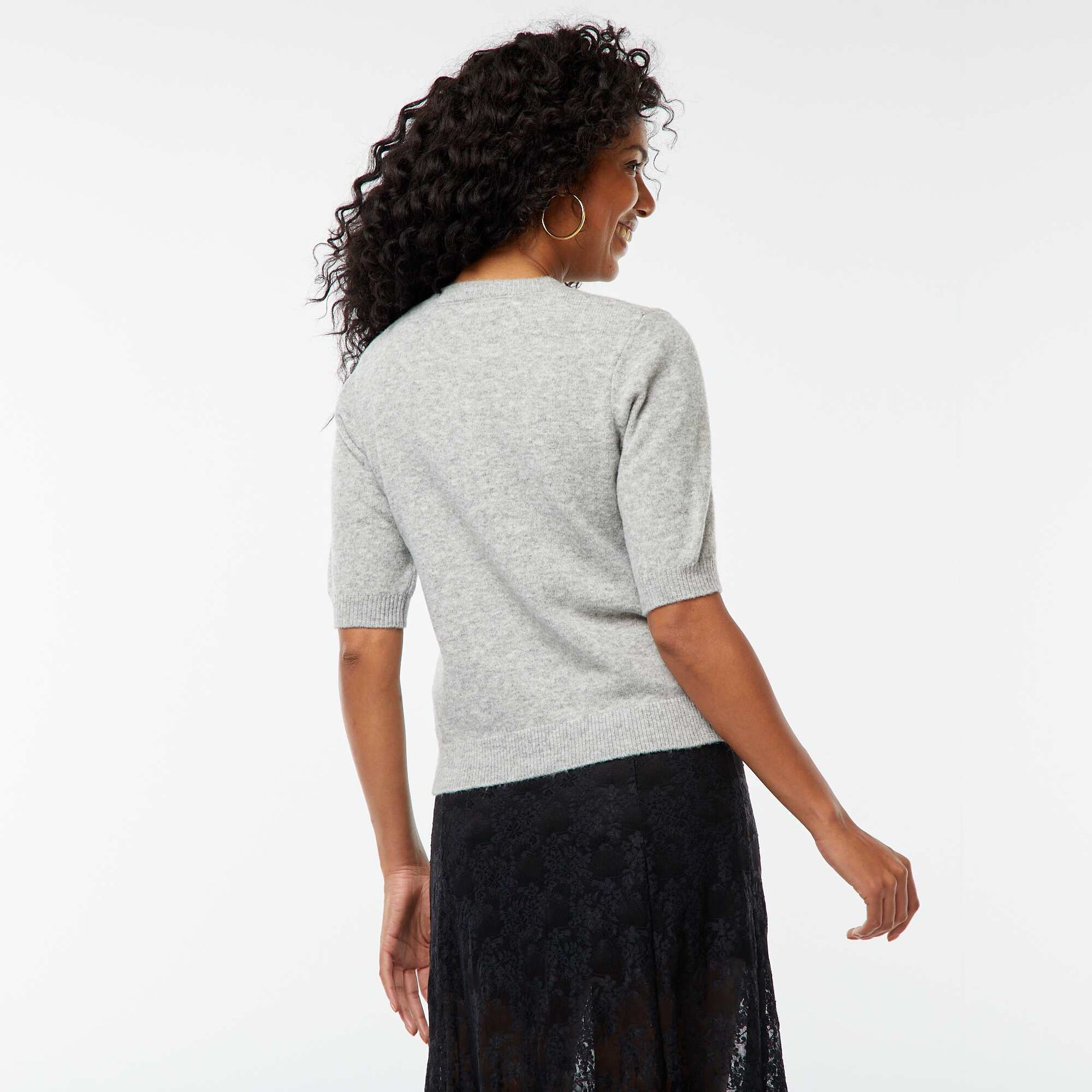 Gilet en laine mélangé GRIS