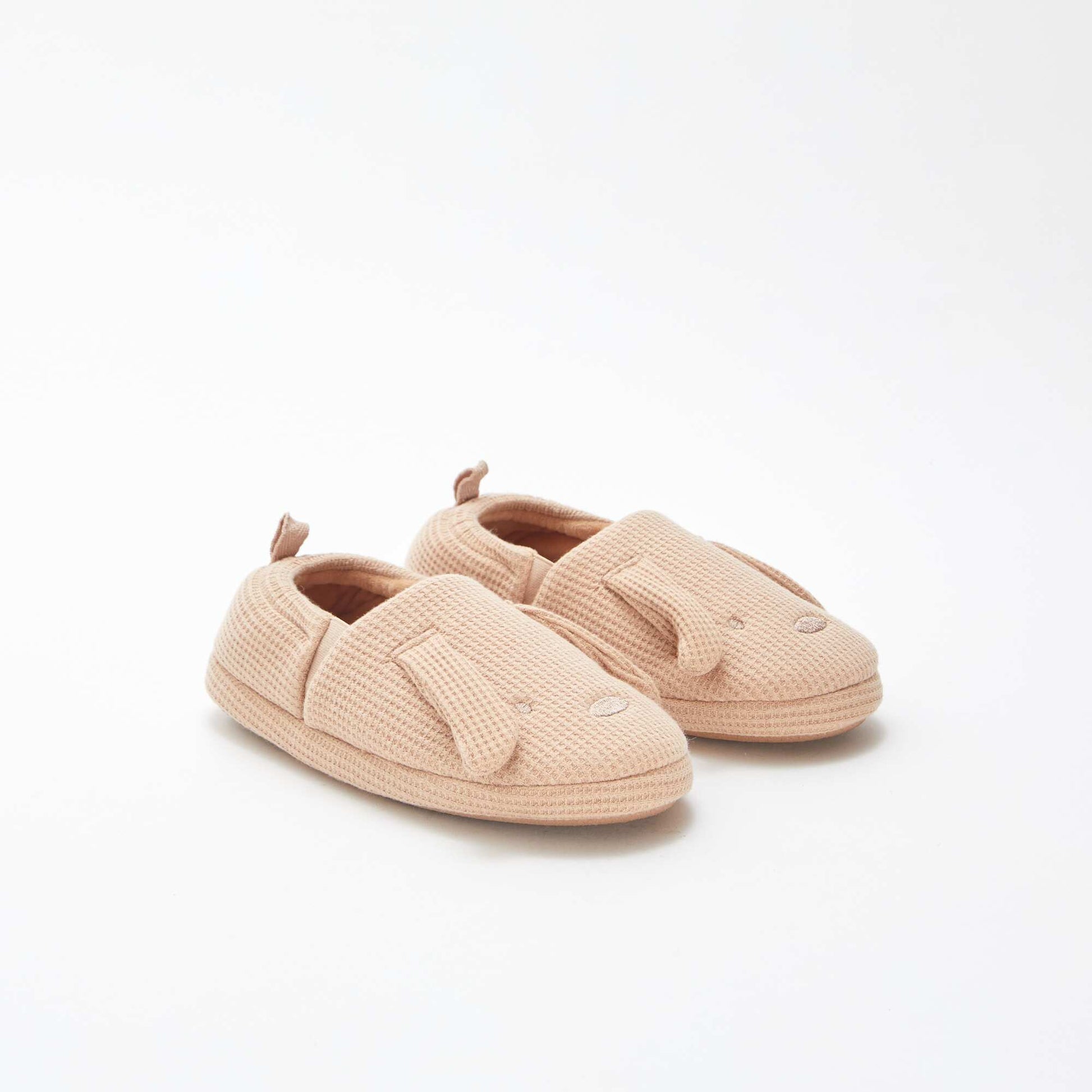 Chaussons animés lapins BEIGE