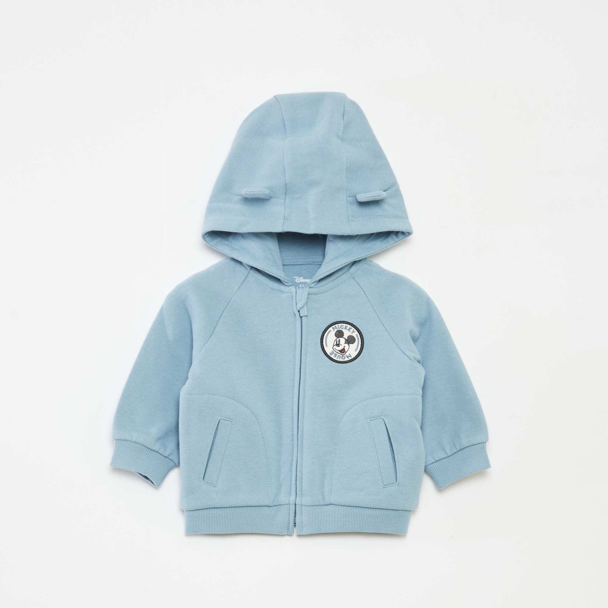 Ensemble pantalon + t-shirt + sweat à capuche 'Mickey' - 3 pièces BLEU