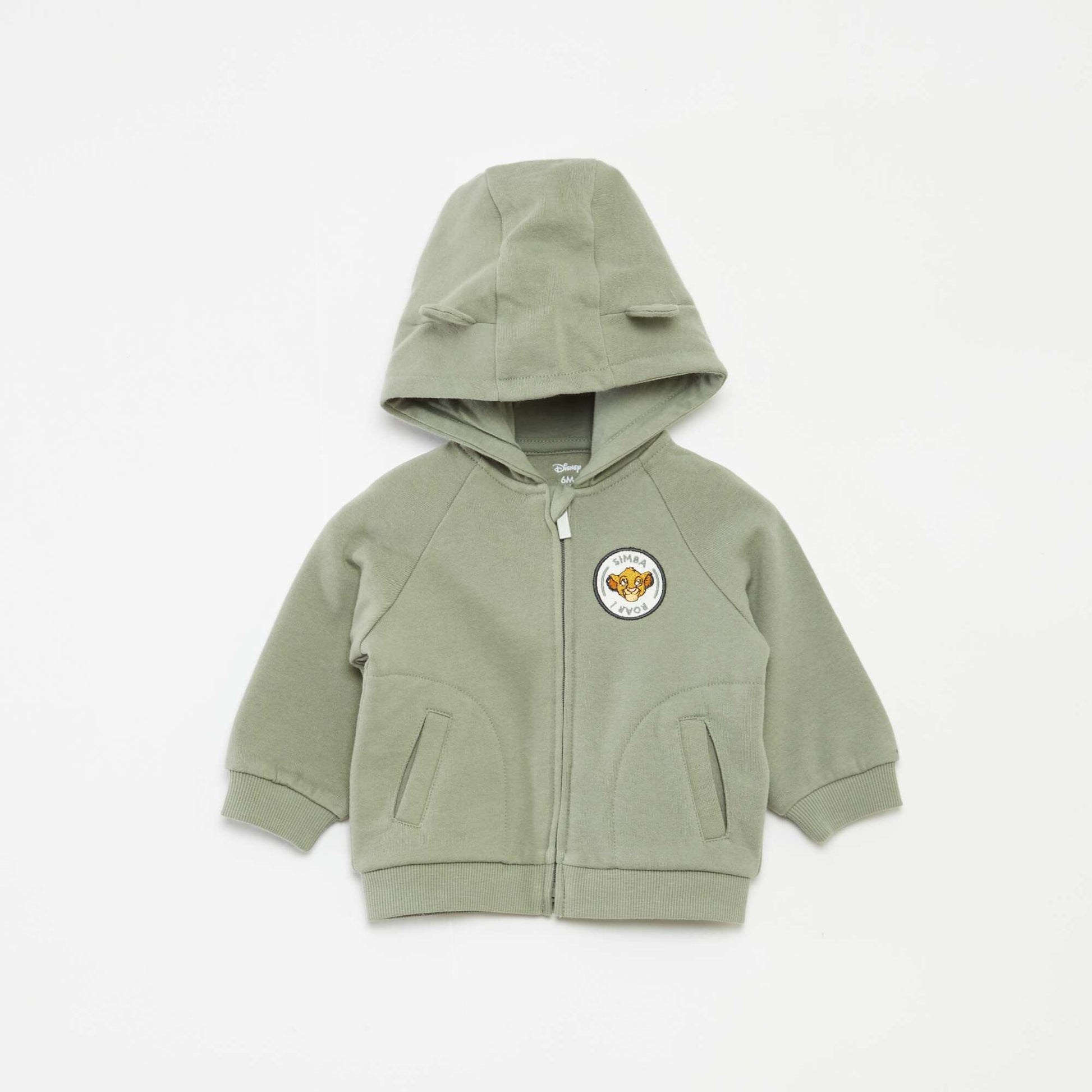 Ensemble pantalon + t-shirt + sweat à capuche 'Simba' - 3 pièces VERT