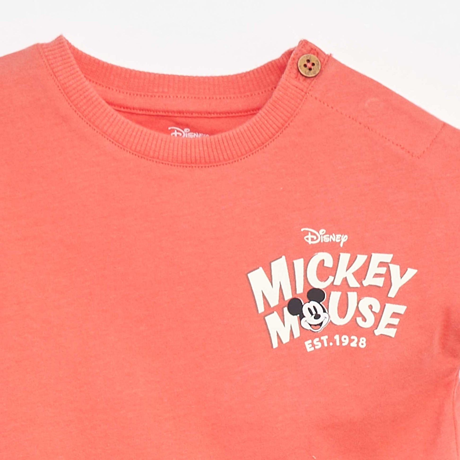 T-shirt imprimé 'Mickey' ROUGE