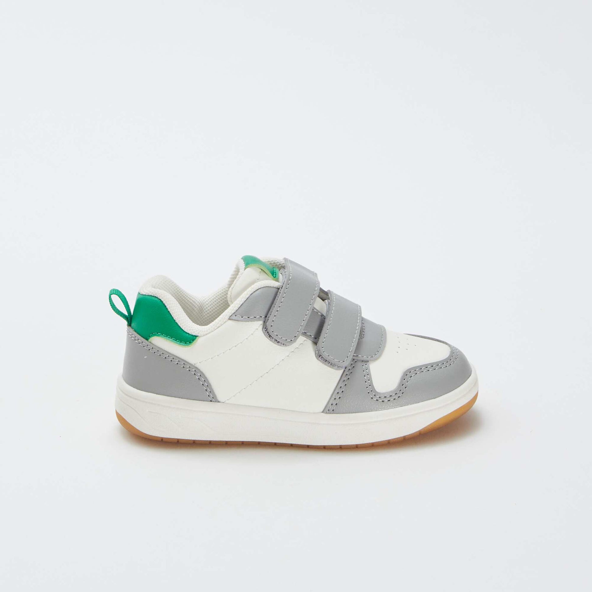 Baskets basses tricolores VERT