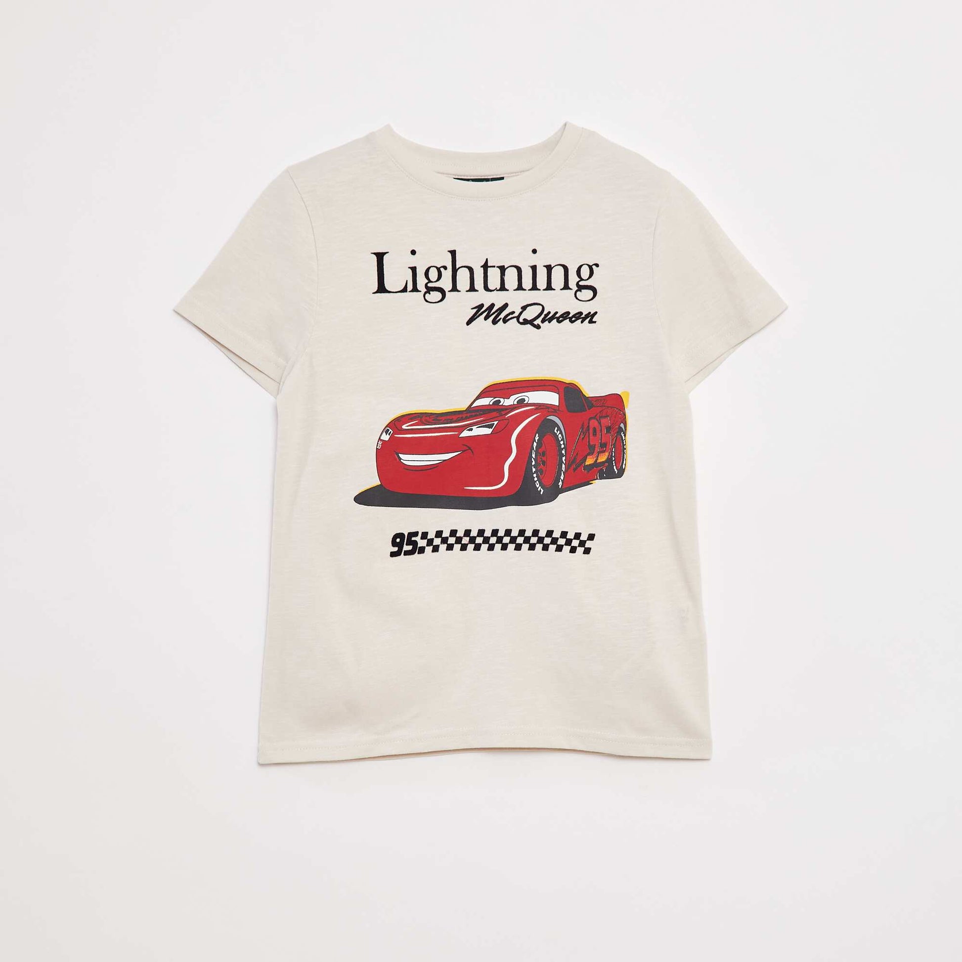 T-shirt imprimé 'Cars' loose fit BEIGE
