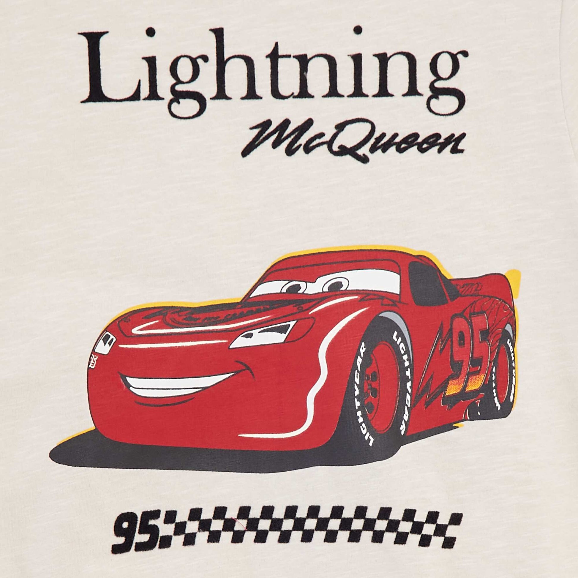 T-shirt imprimé 'Cars' loose fit BEIGE
