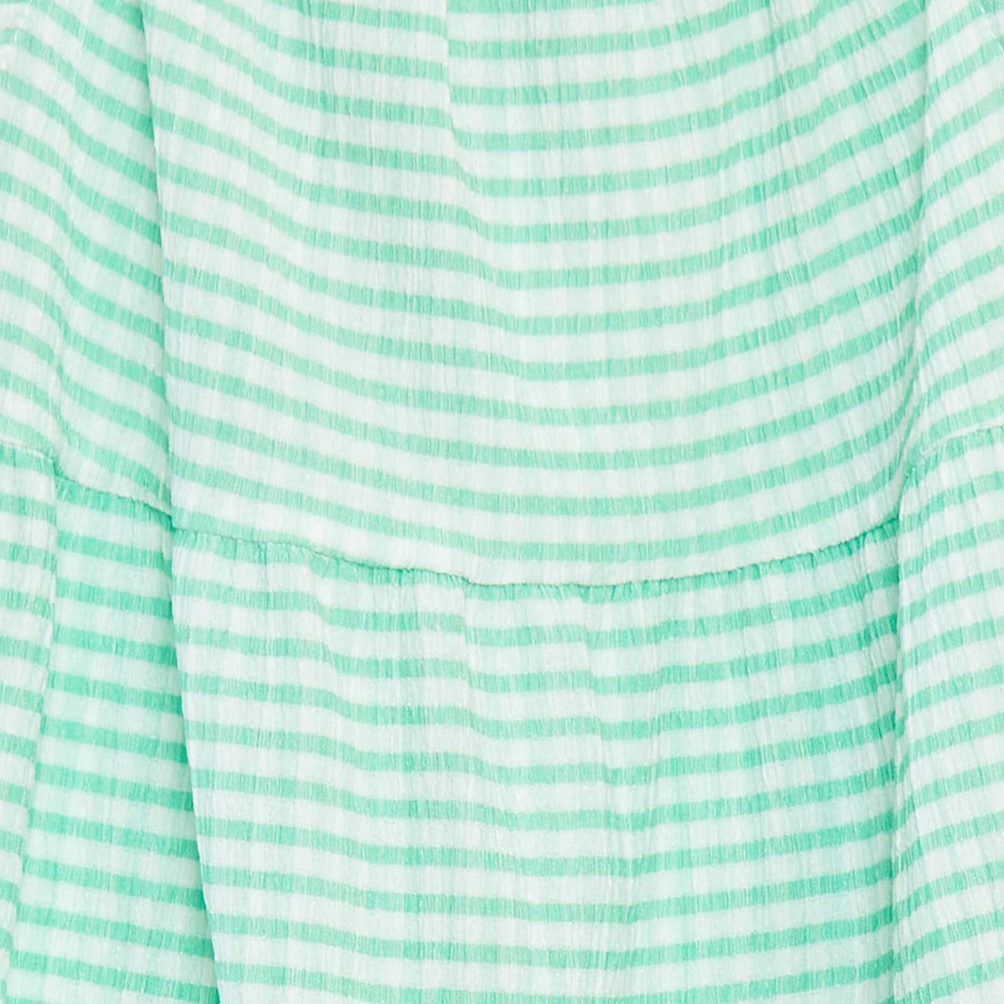 Robe vichy évasée VERT