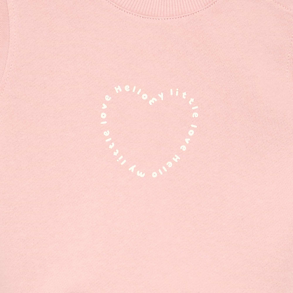 Sweat à manches longues avec imprimé ROSE