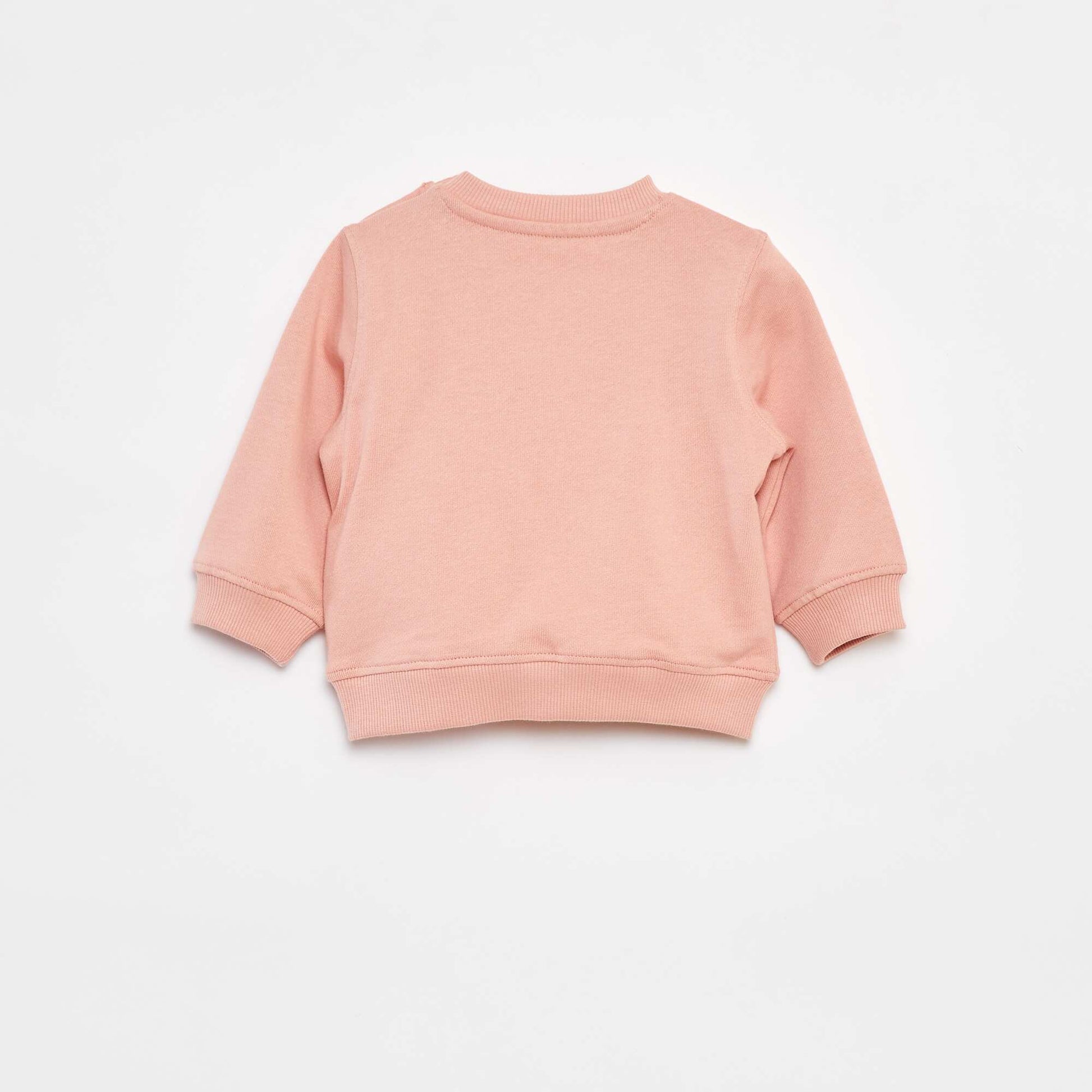 Sweat à manches longues avec imprimé ROSE