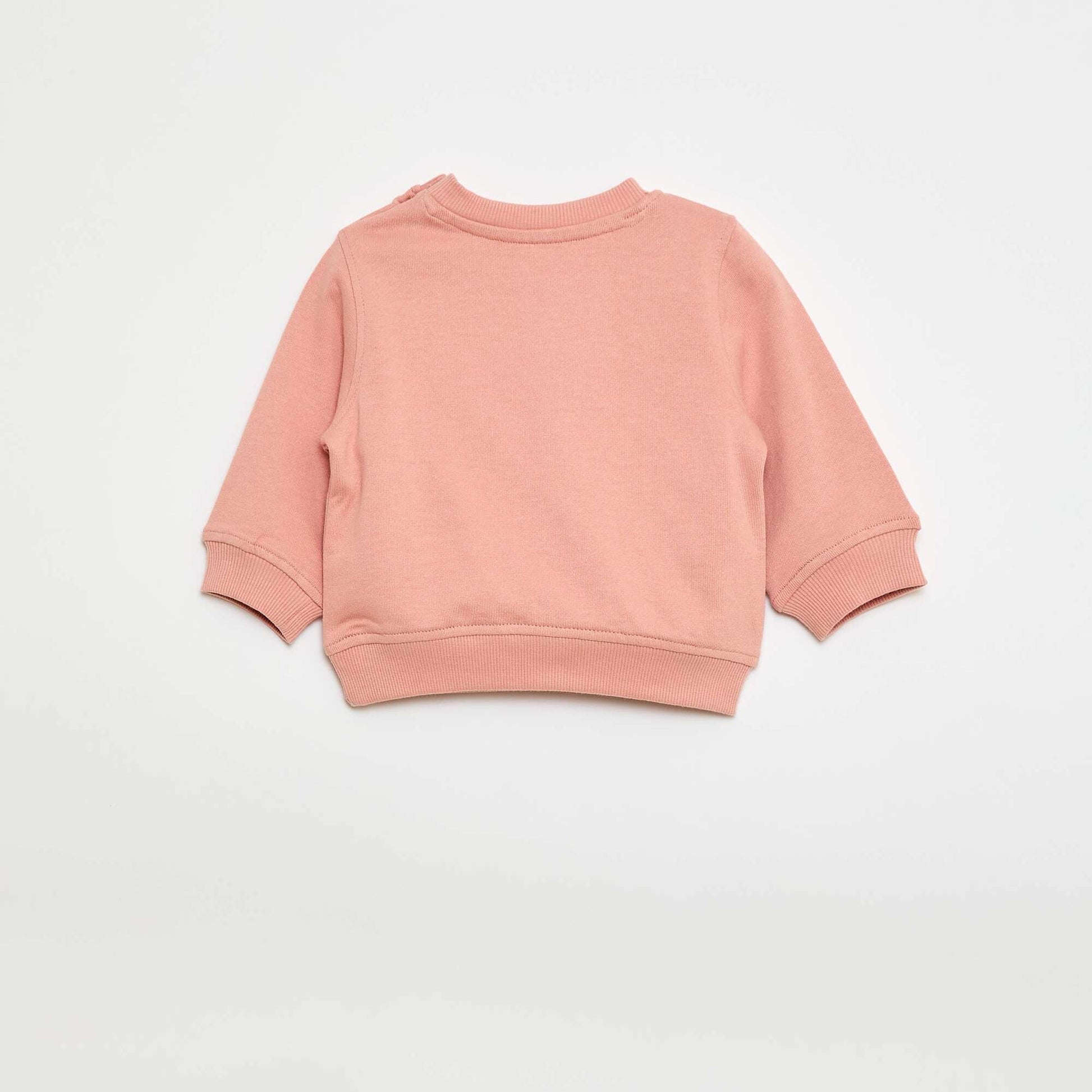 Sweat à manches longues avec imprimé ROSE