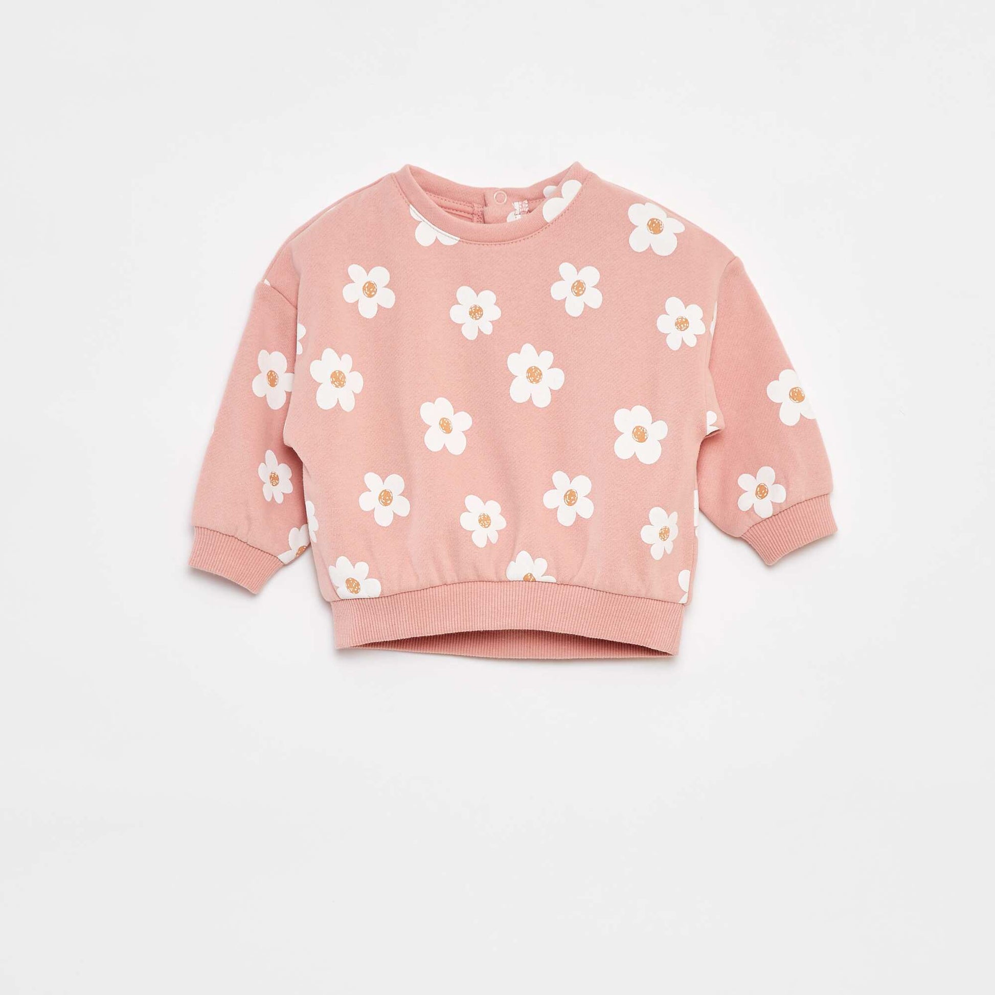 Sweat imprimé fantaisie ROSE