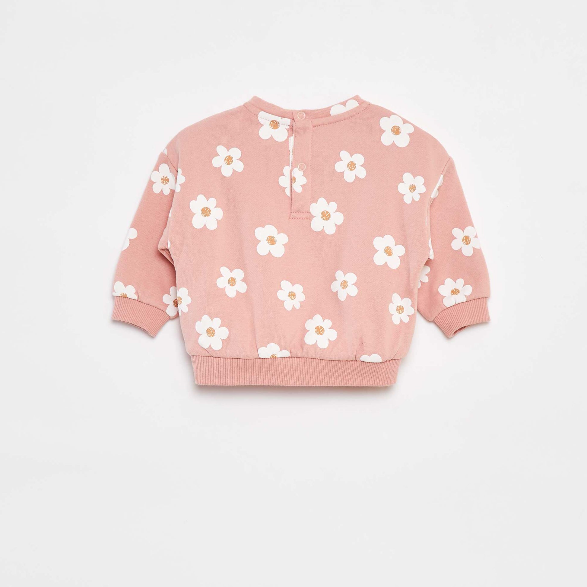 Sweat imprimé fantaisie ROSE
