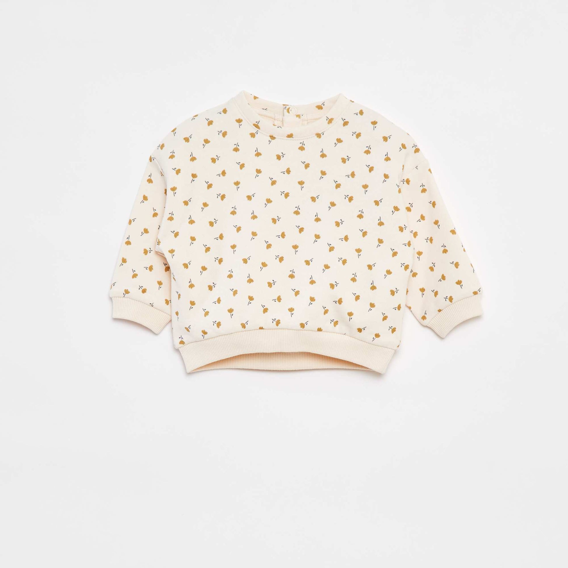 Sweat imprimé fantaisie ROSE