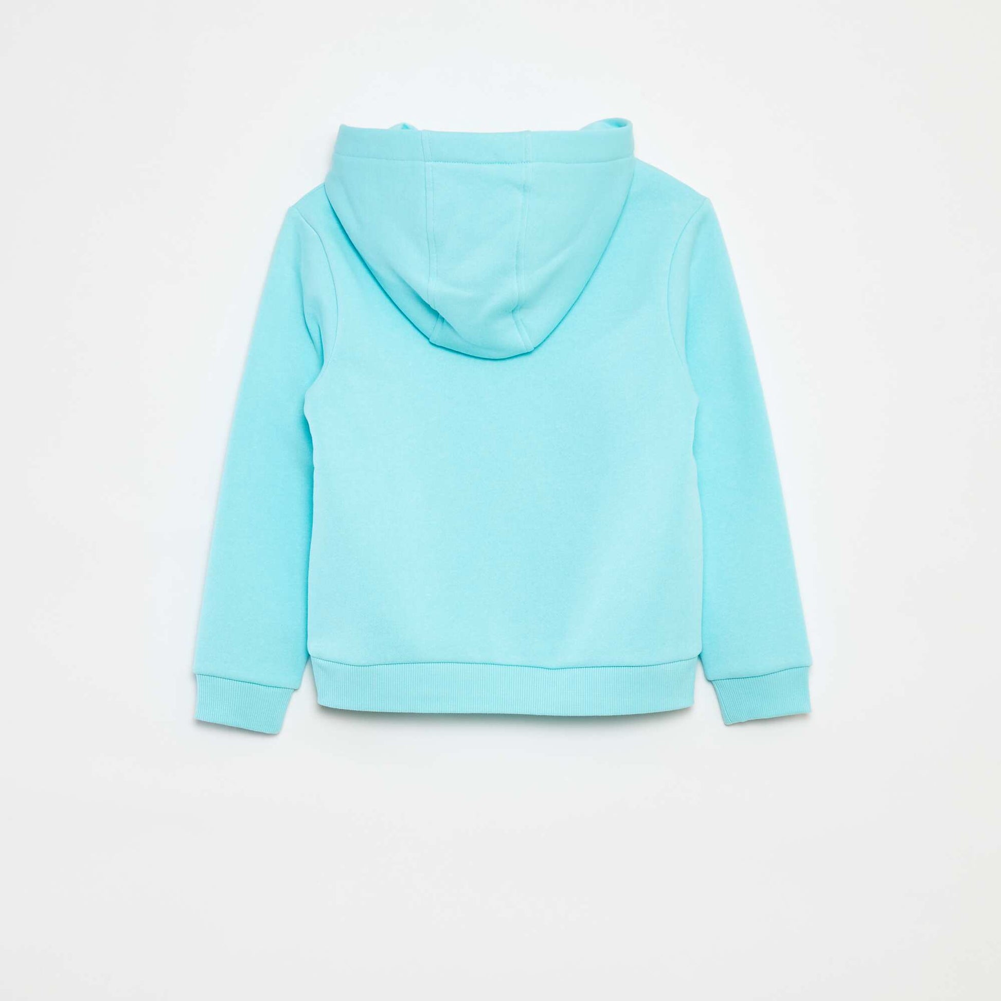 Sweat à capuche en molleton BLEU