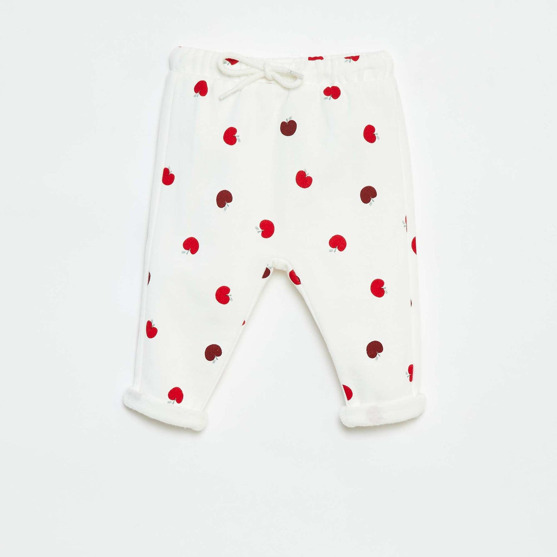 Pantalon sarouel imprimé BLANC