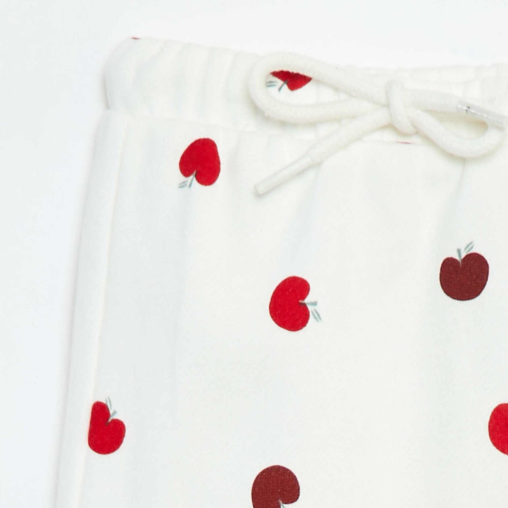 Pantalon sarouel imprimé BLANC