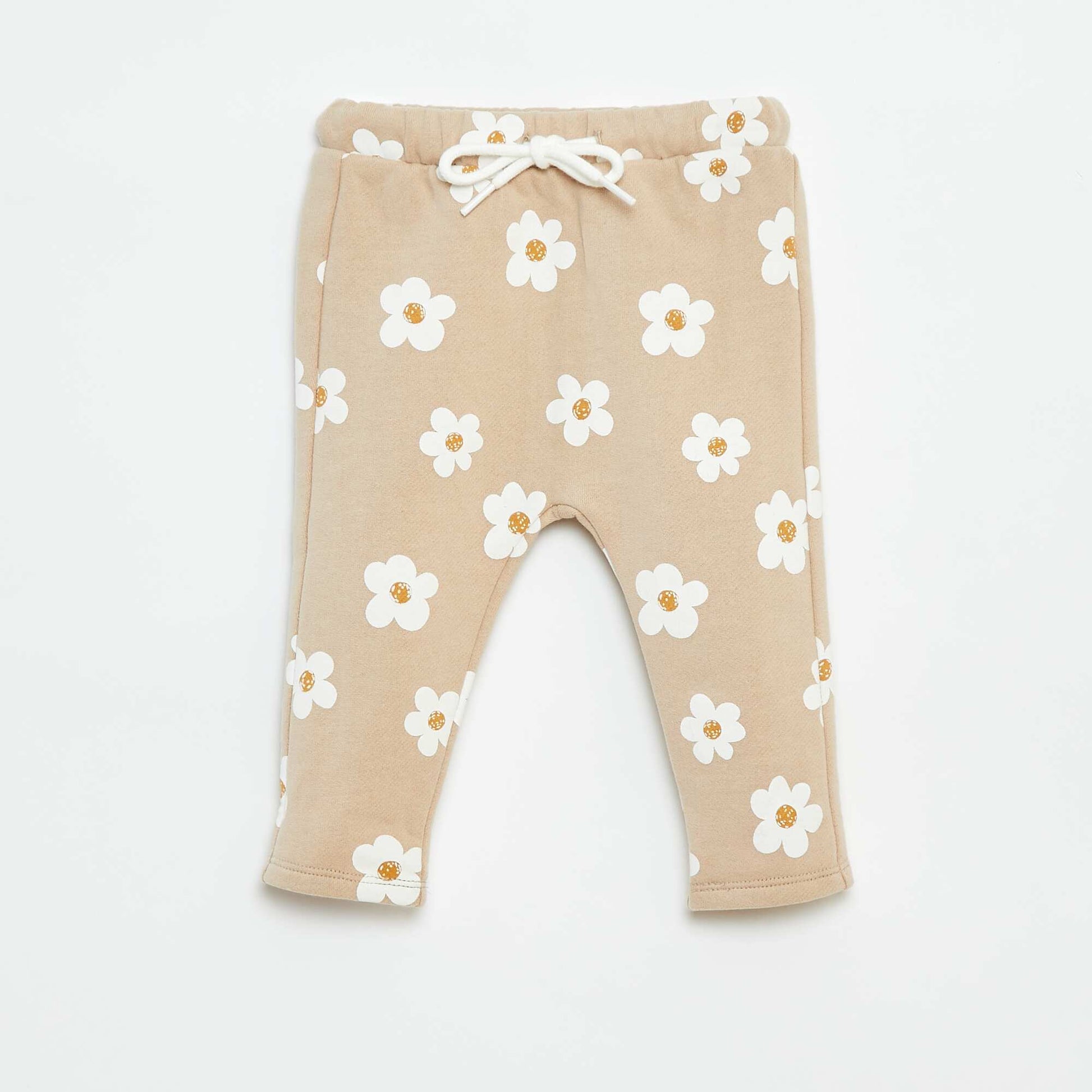 Pantalon sarouel imprimé BEIGE
