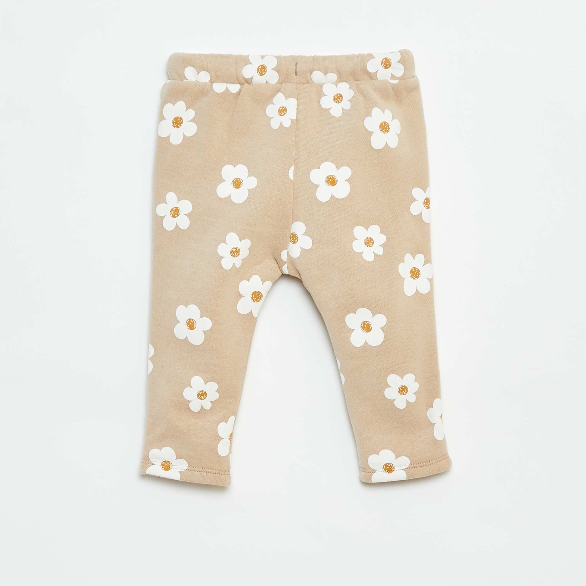 Pantalon sarouel imprimé BEIGE