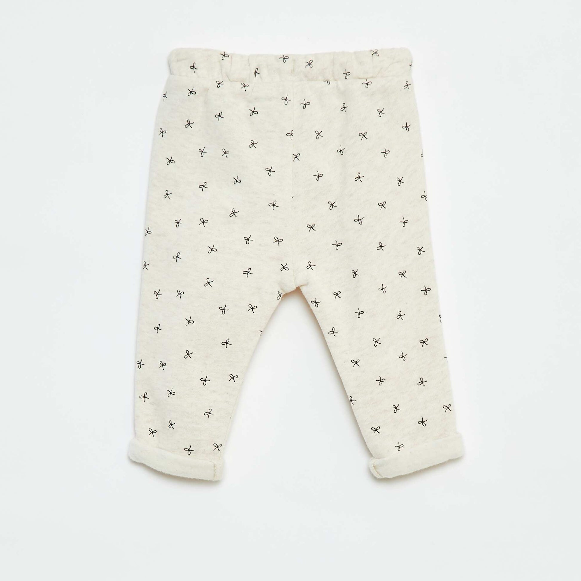 Pantalon sarouel imprimé BEIGE